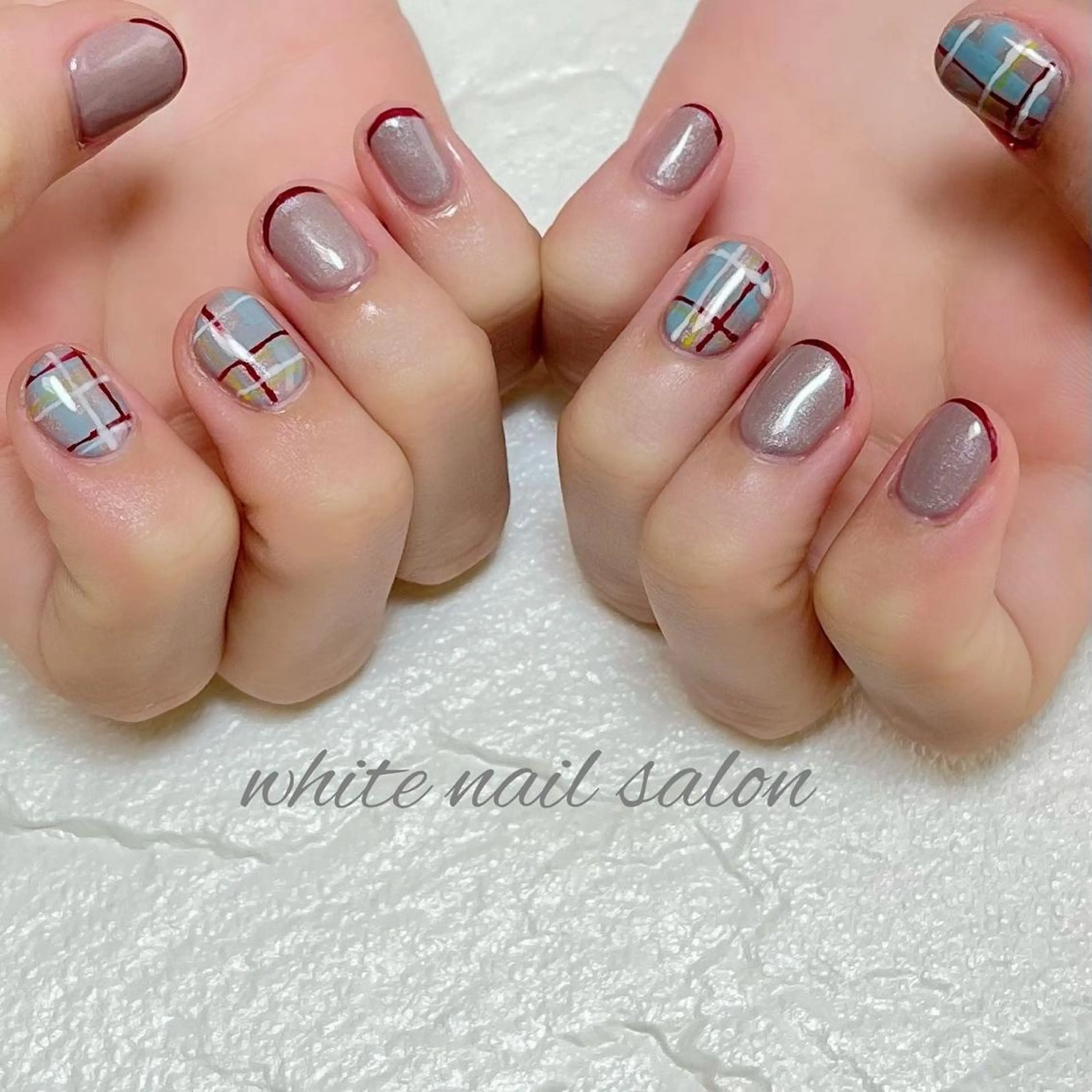 ネイル フットネイル ジェルネイル ハードジェル ラメ(グリッター) 持ち込み ハンドネイル white nail salonのネイルデザイン