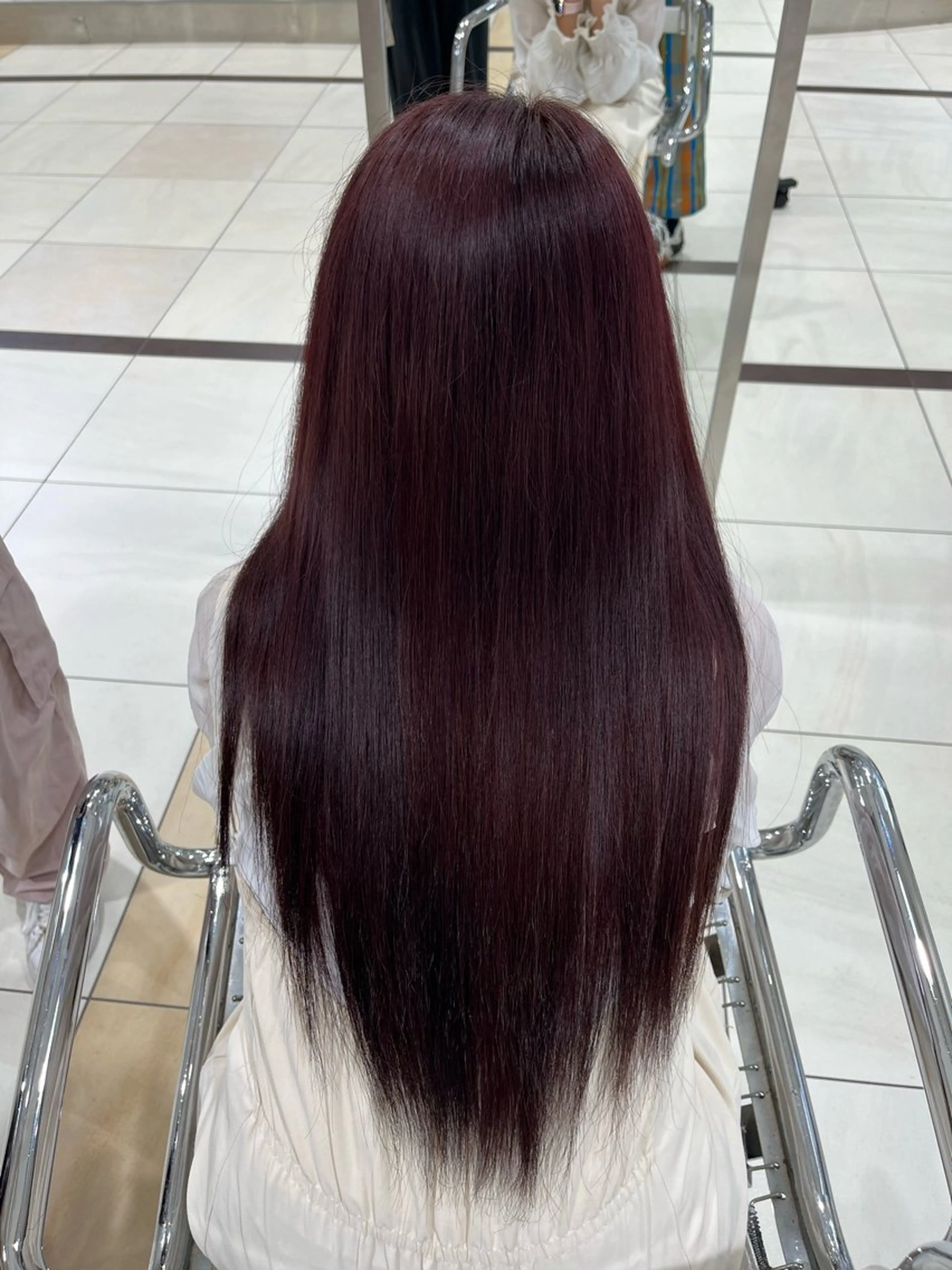 カラー ブラウンカラー ピンクカラー バイオレットカラー ラブーケ中川中島店 クラタチカコのヘアスタイル