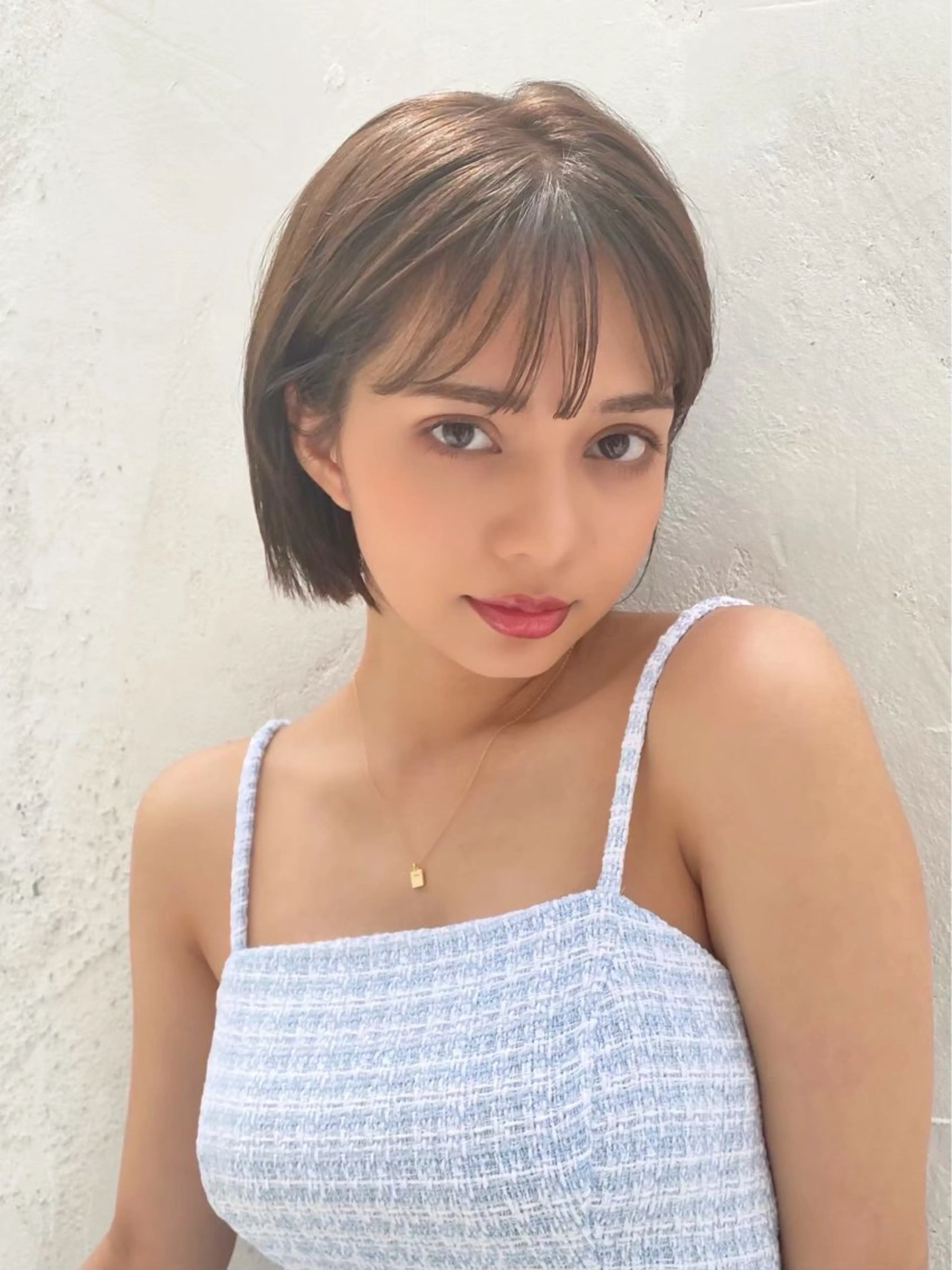 ミディアム 韓国レイヤー✂︎ yuka♥️のヘアスタイル