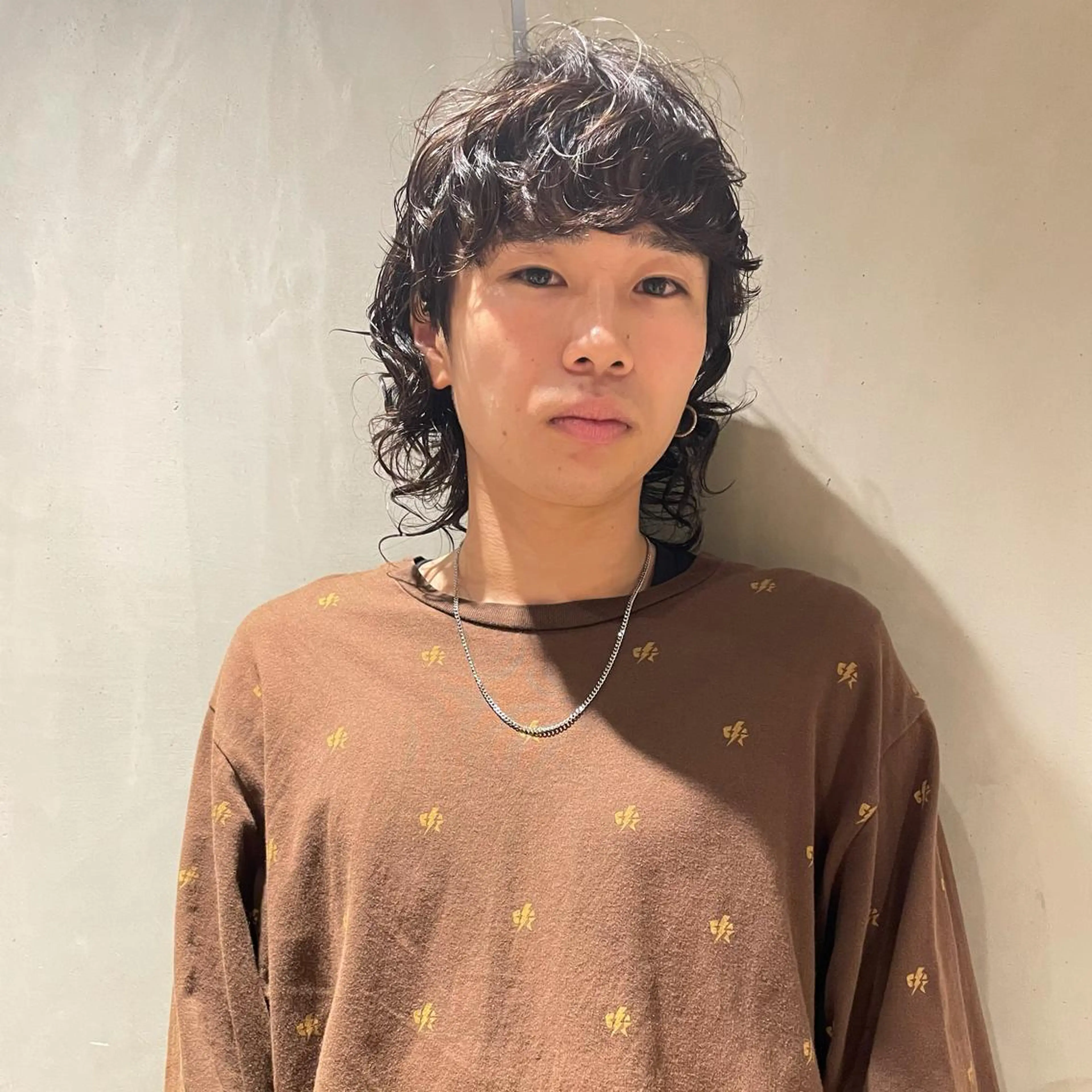 パーマ メンズ ショートボブ メンズブリーチ メンズデザインカット フェードカット メンズハイライト カット パーマ 🌈圧倒的デザイン パーマ　関和希のヘアスタイル