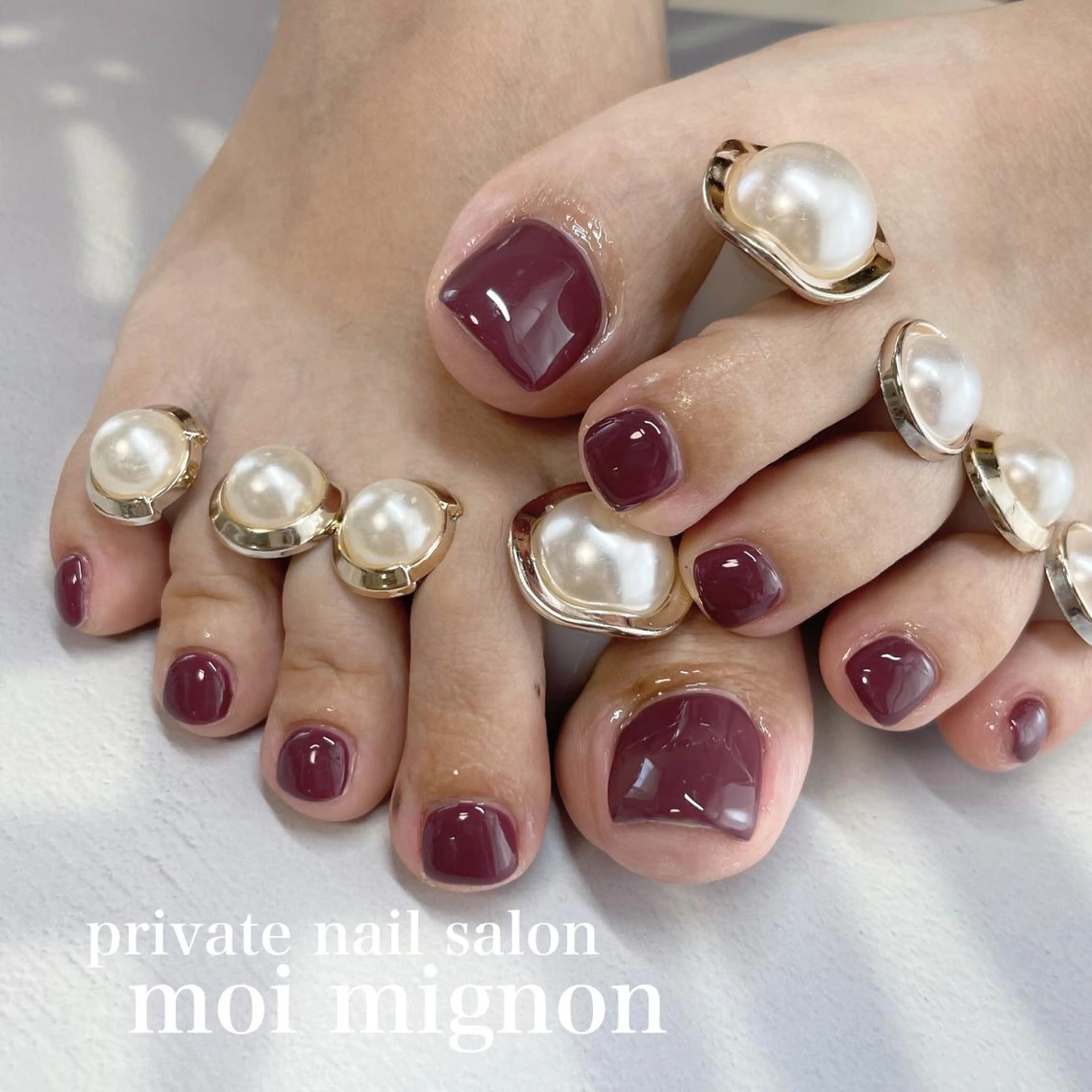 ネイル フットネイル ワンカラーネイル フットネイル nailist Aki♡のネイルデザイン