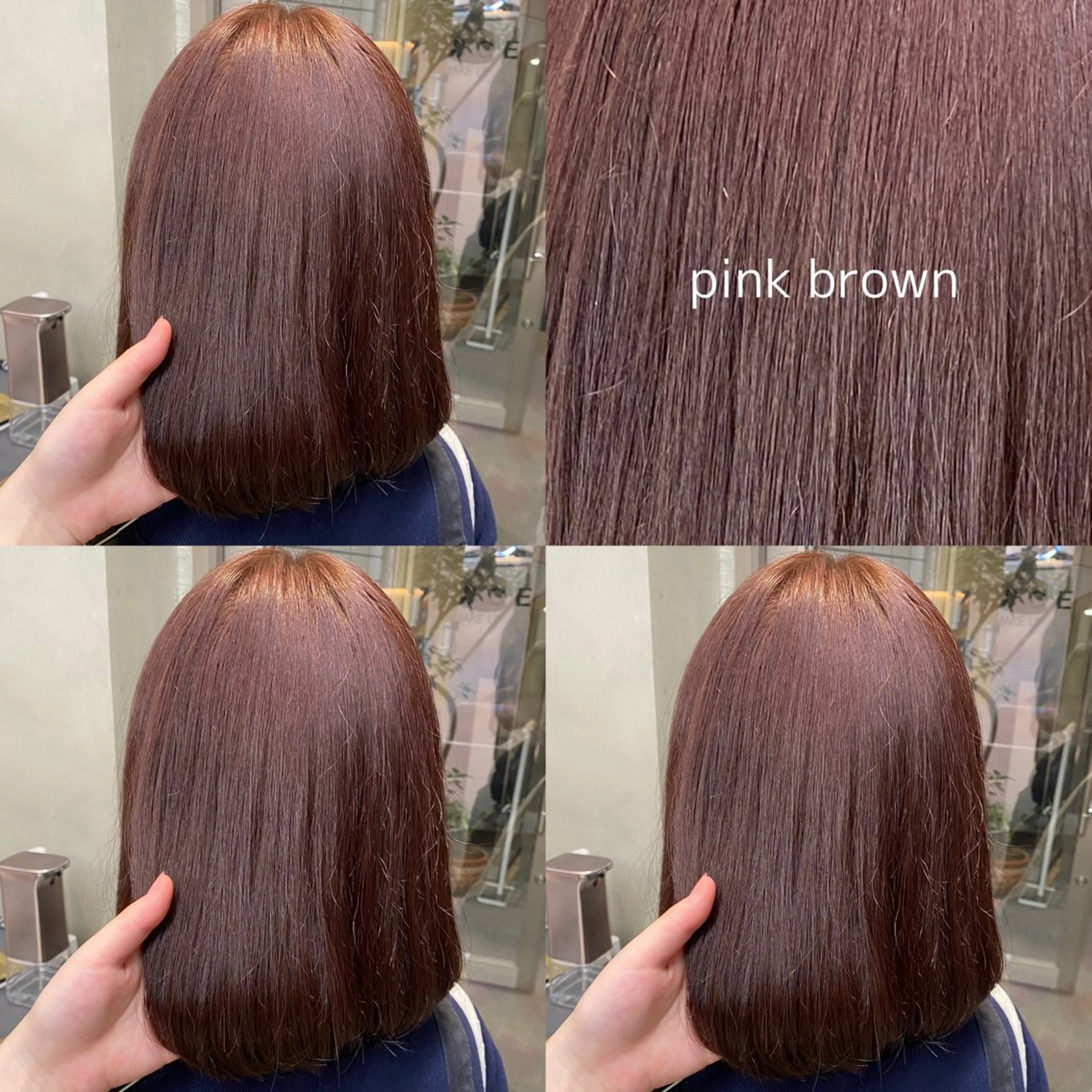 ショート カラー ブラウンカラー ピンクカラー ピンクブラウン カット ヘアカラー トリートメント blink所属・暖色/ブラウン/ 透明感/ゆうかのヘアスタイル