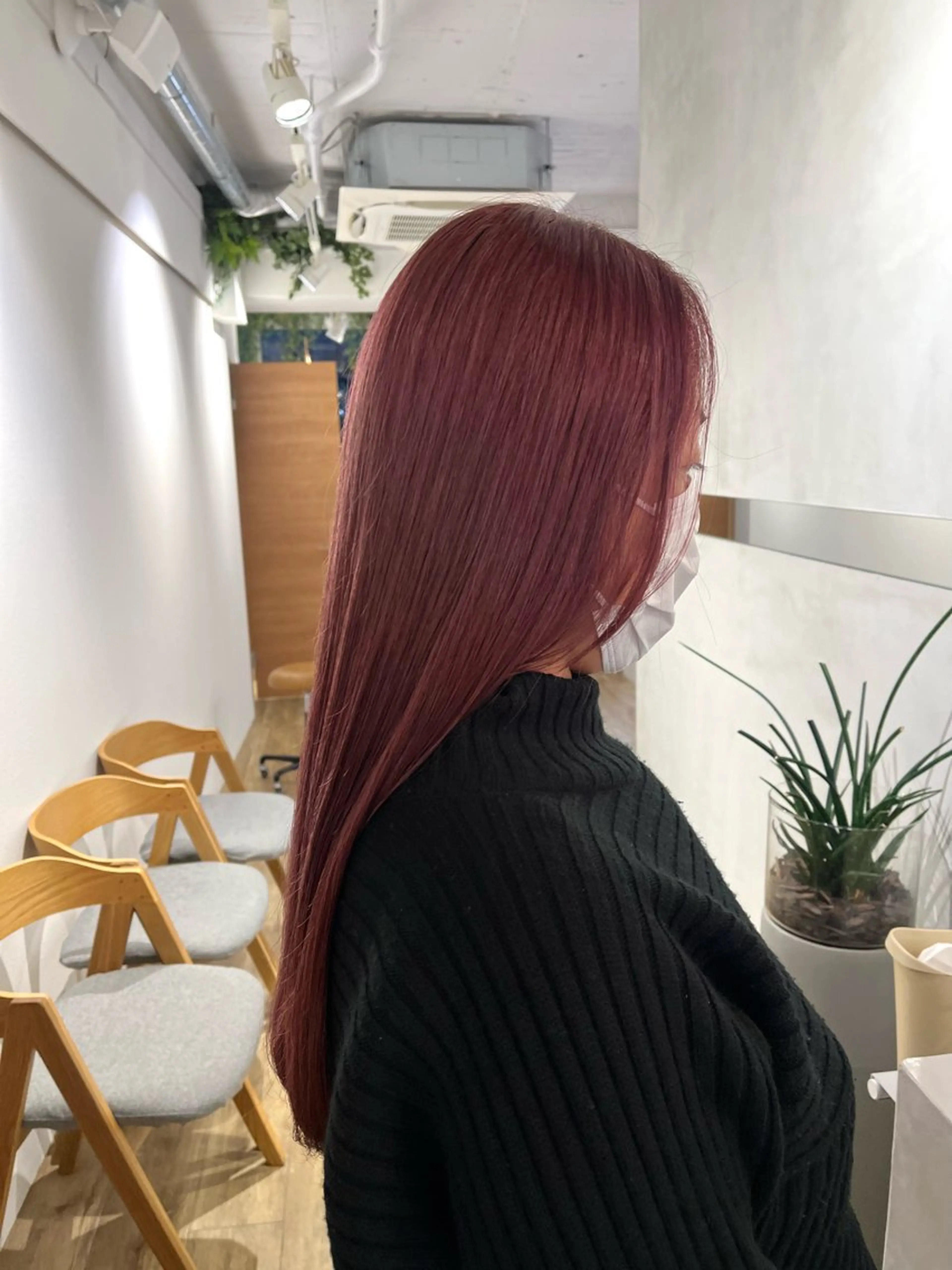 ロング カラー カット ヘアカラー ショート/ボブ/透明 感カラー/高橋あみのヘアスタイル