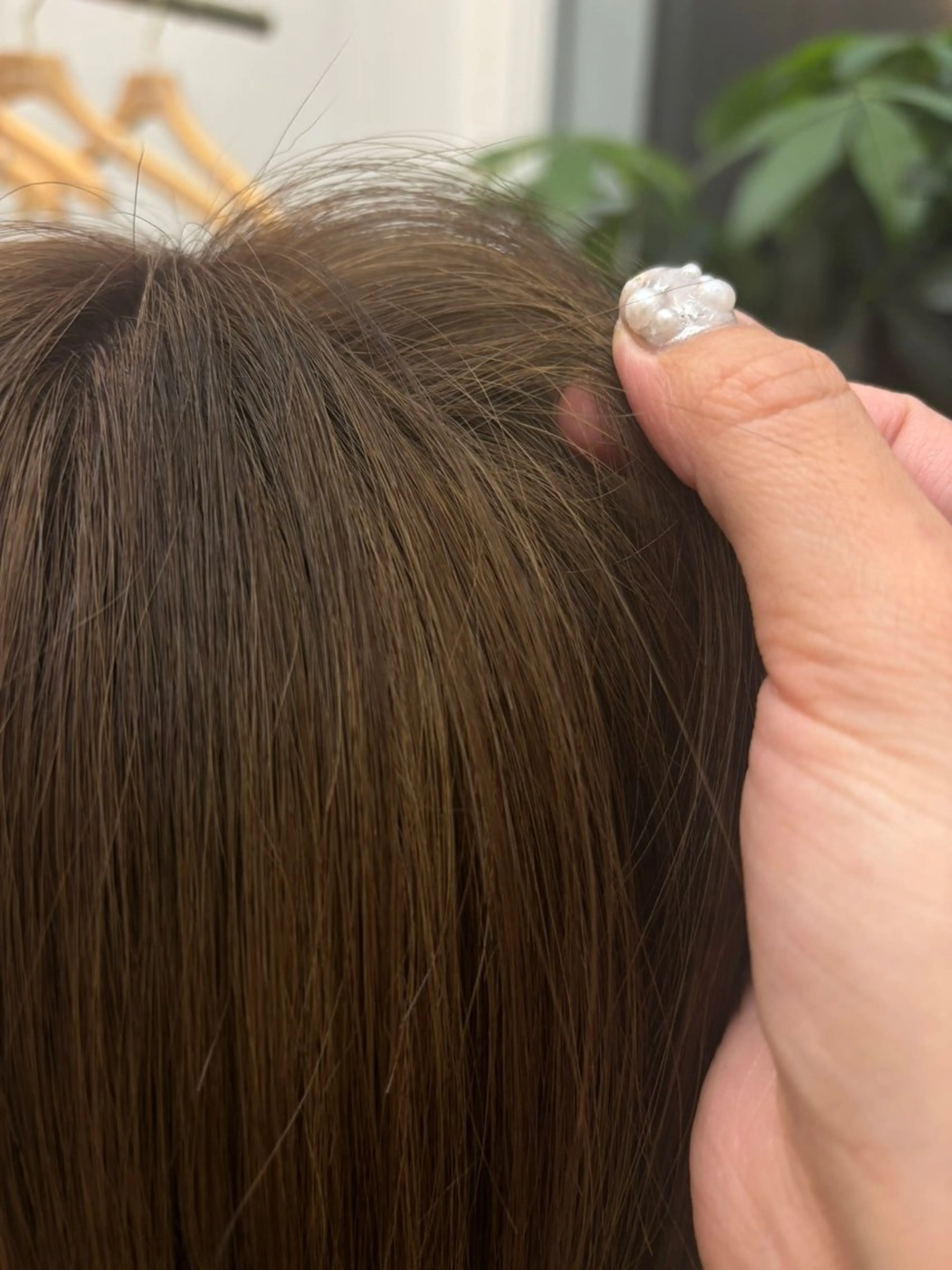 ミディアム カラー ベージュカラー 伊藤 ゆいなのヘアスタイル