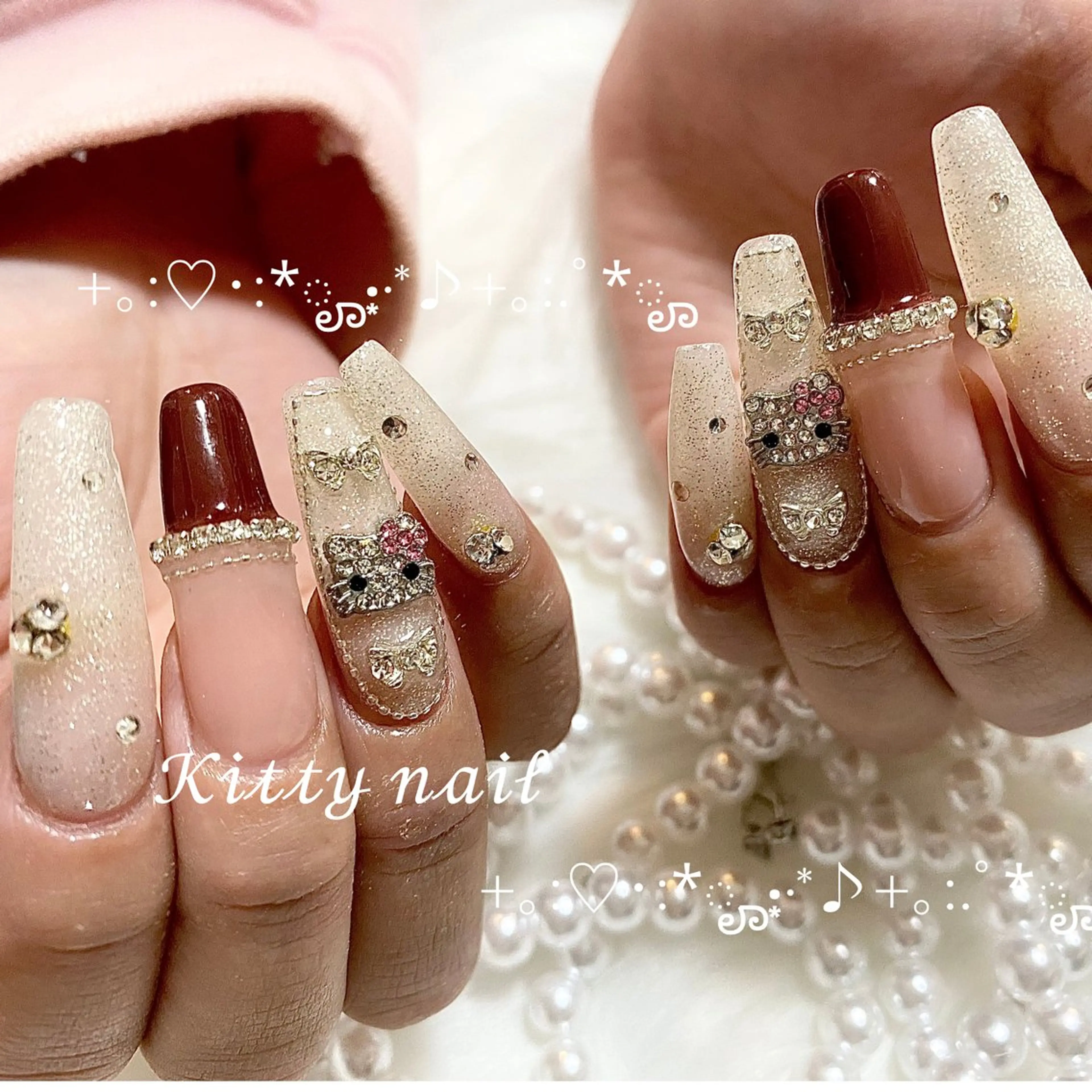 ネイル ハンドネイル ayaka ギャルネイル🎀のネイルデザイン