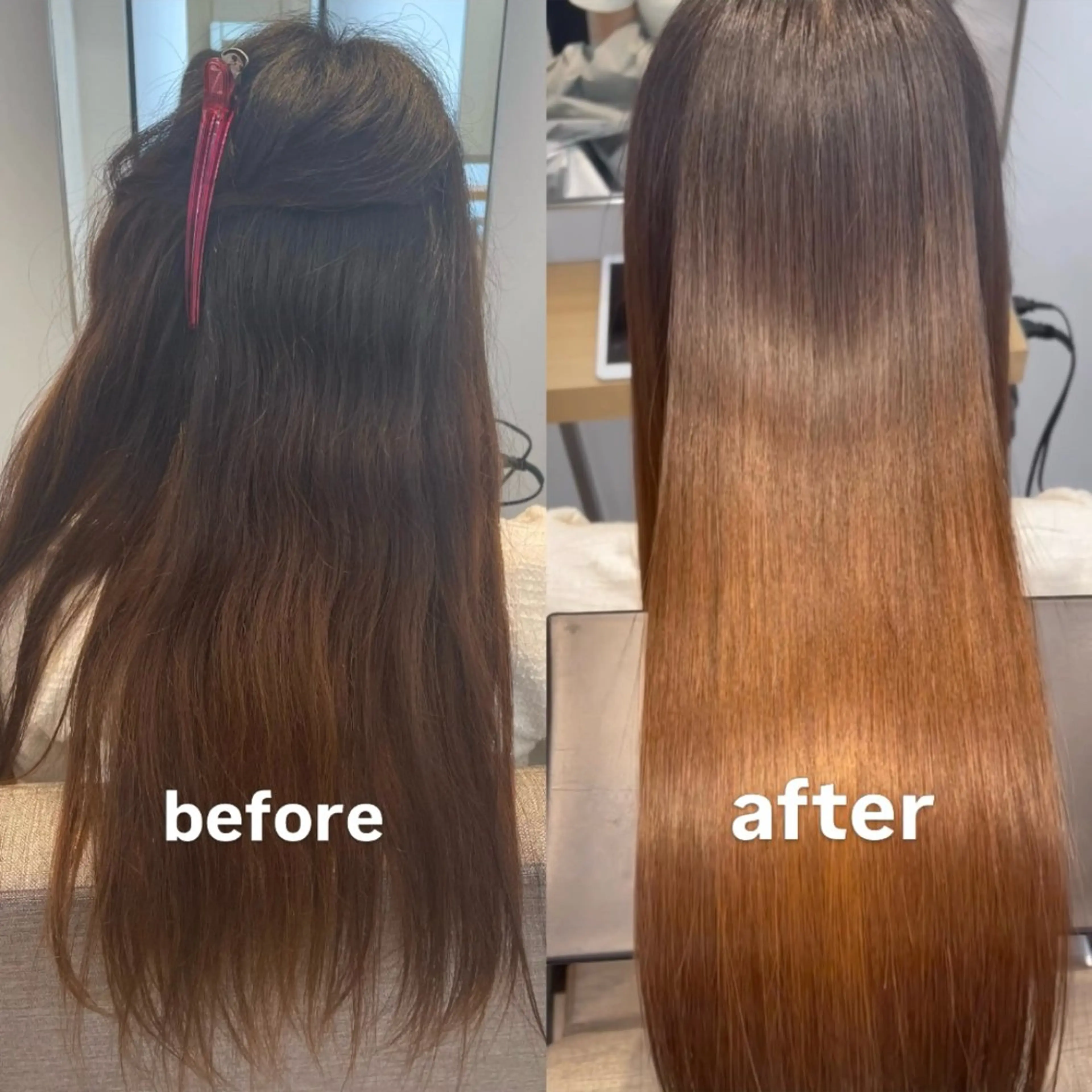 ロング 髪質改善 カット 縮毛矯正 髪質改善／艶髪 ❥❥Natsukiのヘアスタイル