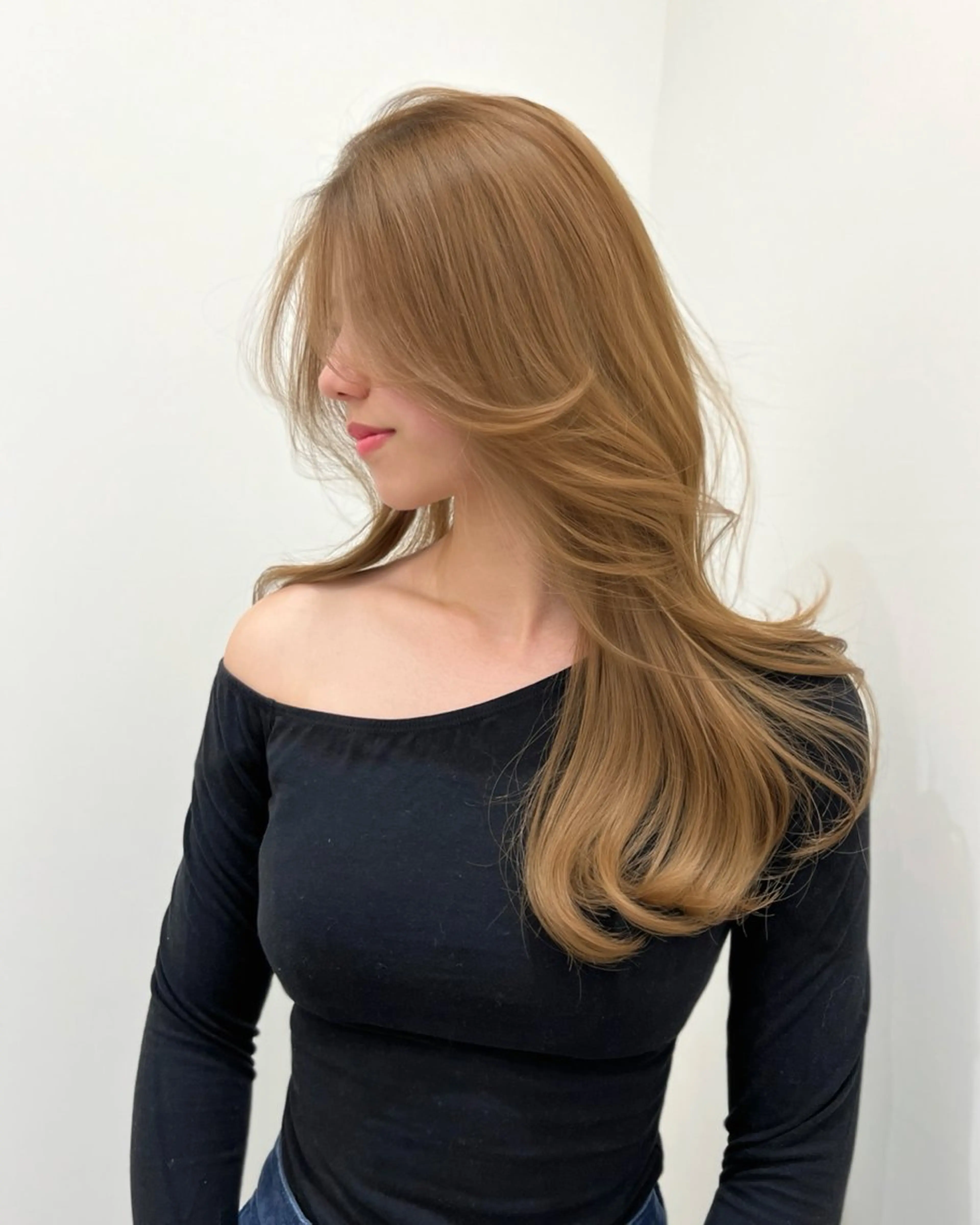 ロング メンズカット/眉カッ ト/ブリーチ/シオリのヘアスタイル