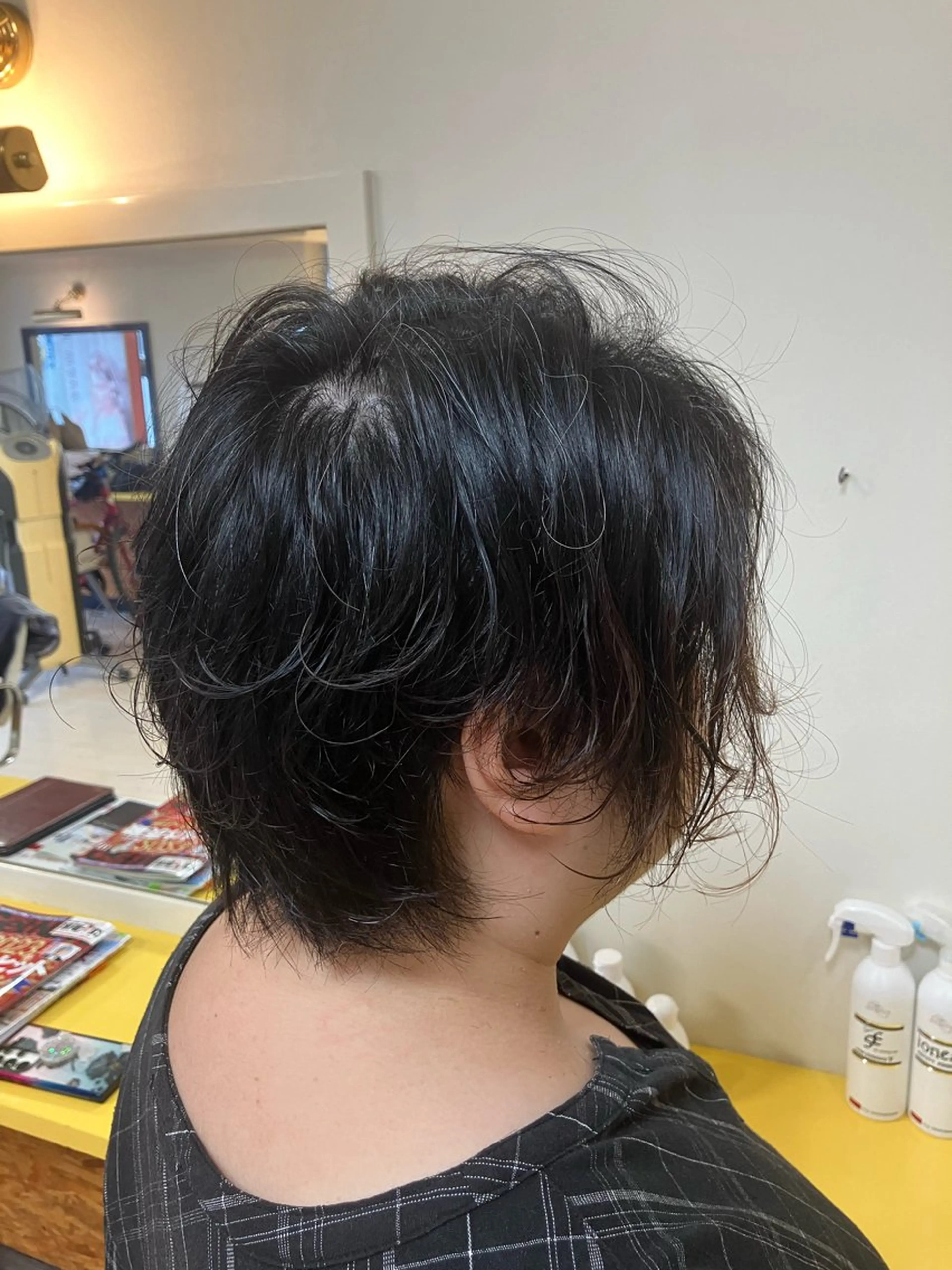 ミディアム パーマ 横田  尚登のヘアスタイル