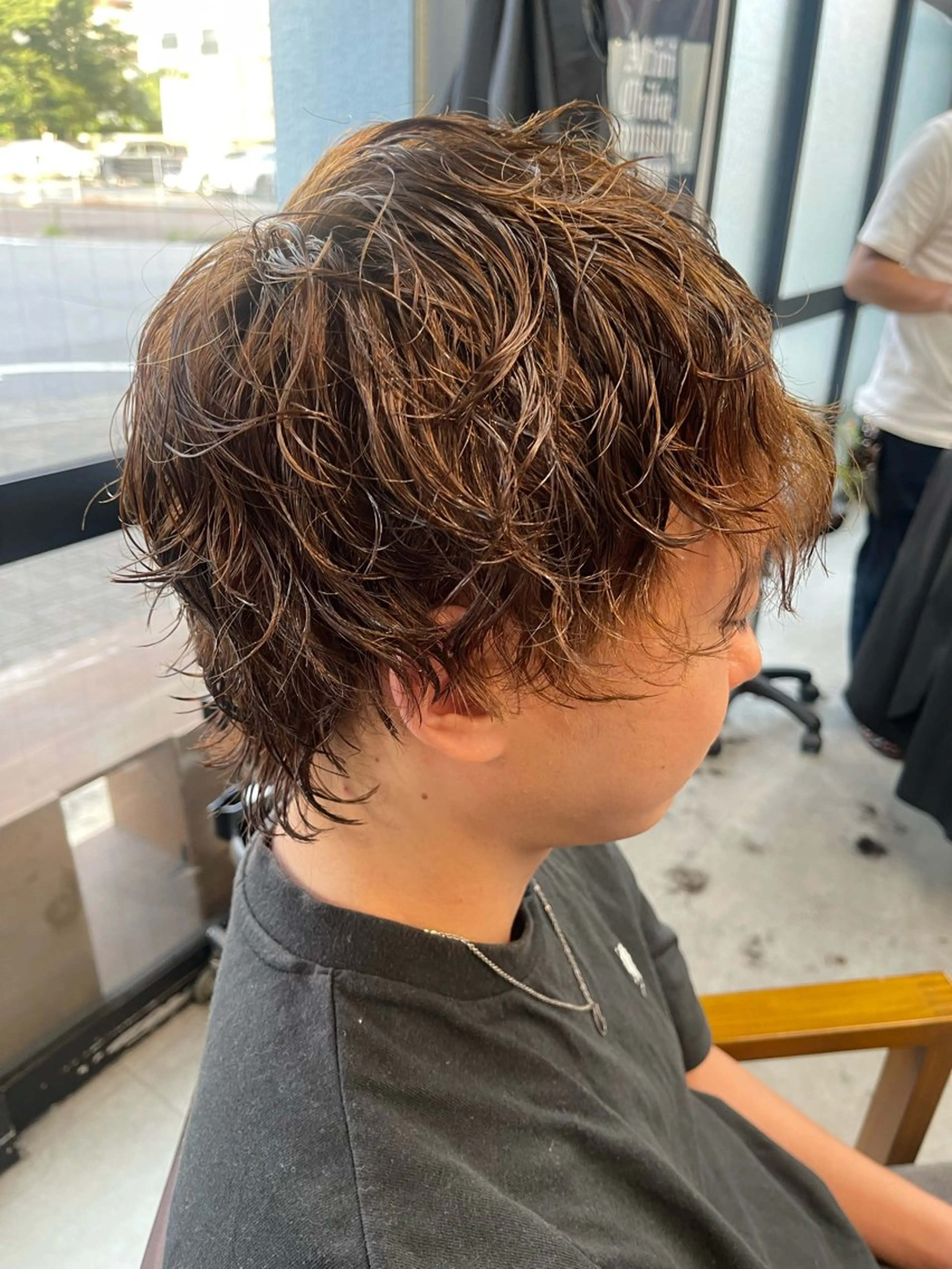 パーマ メンズ ｼﾉｻﾞｷ ｷﾅのヘアスタイル