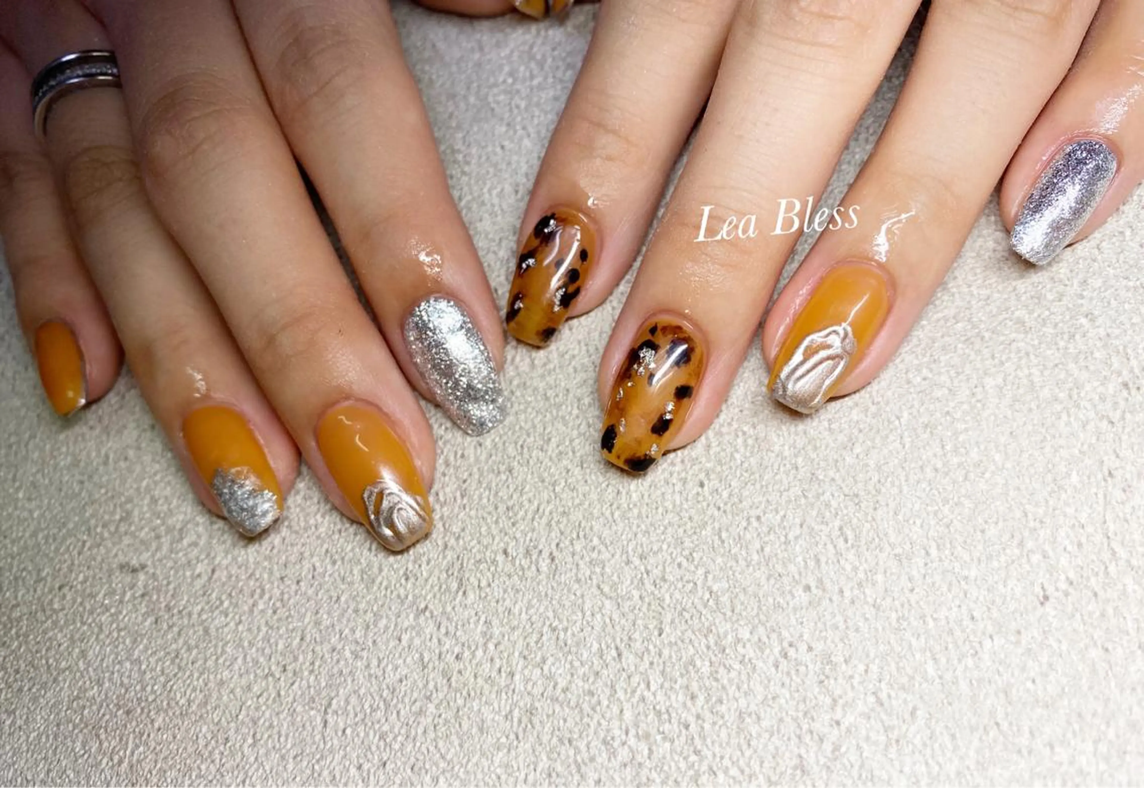 ネイル ハンドネイル Lea Bless 河原町のネイルデザイン