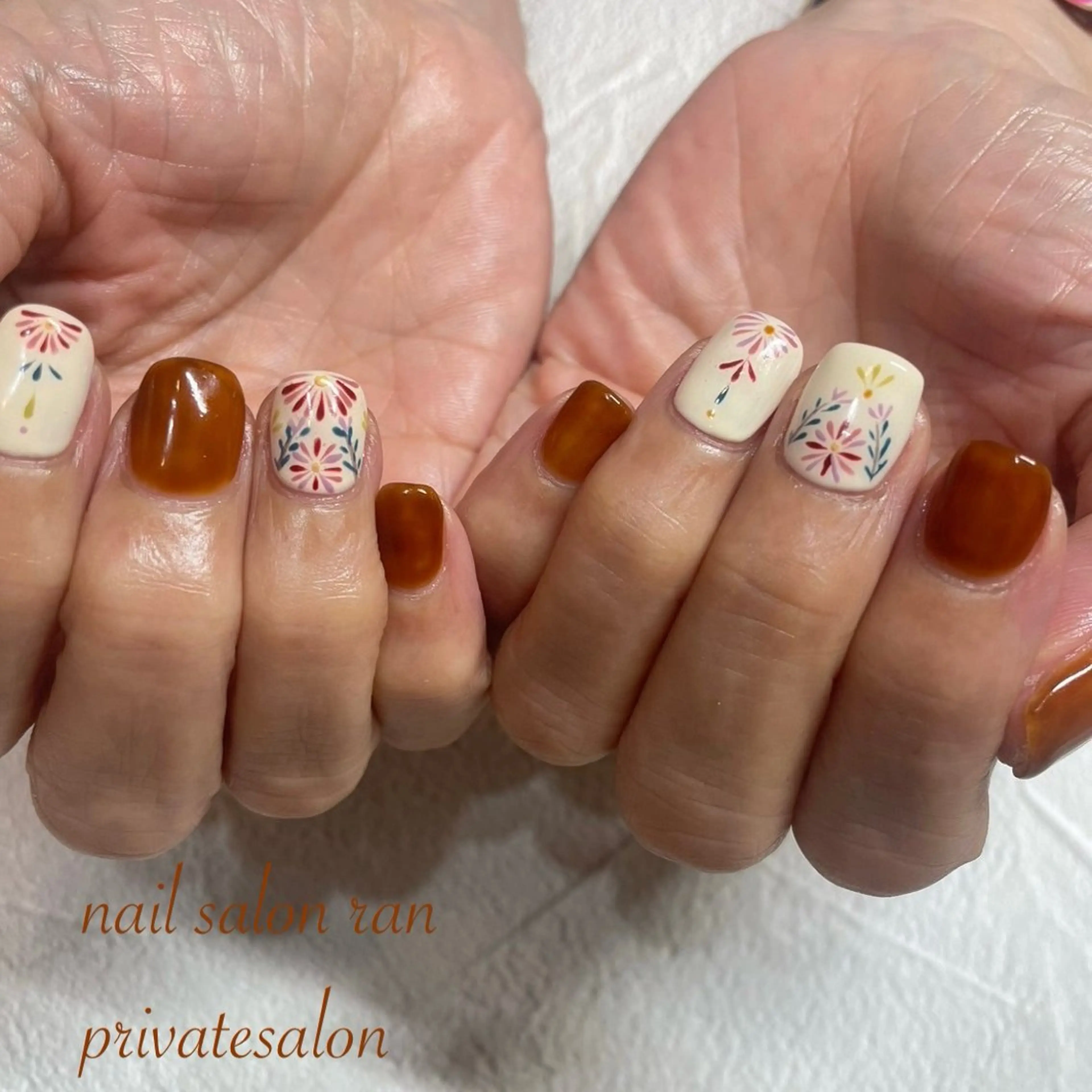 ネイル ハンドネイル ハンドケア nailsalon ranのネイルデザイン