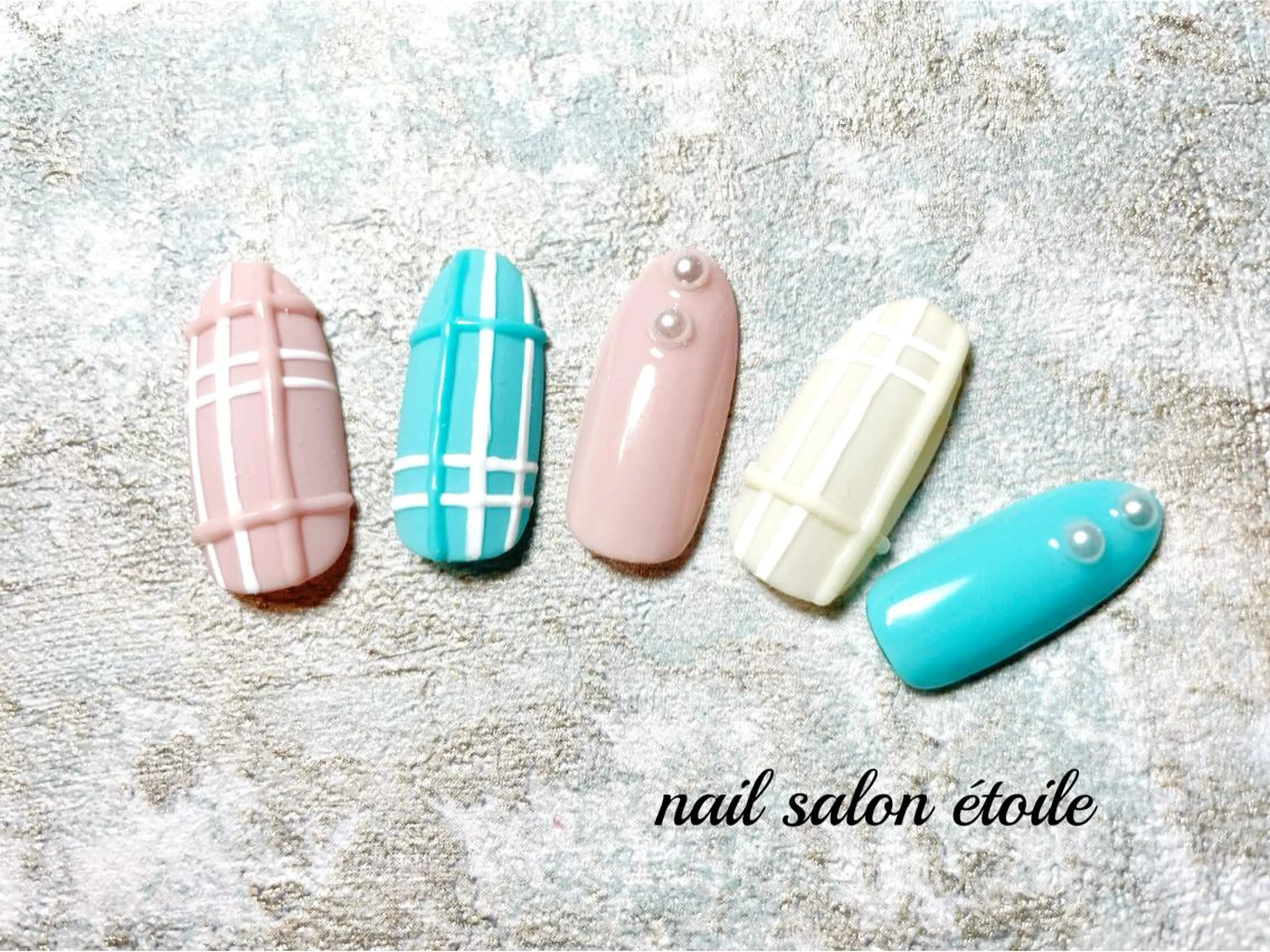 ネイル アートネイル ジェルネイル マットネイル パステルネイル ハンドネイル nail salon étoileのネイルデザイン