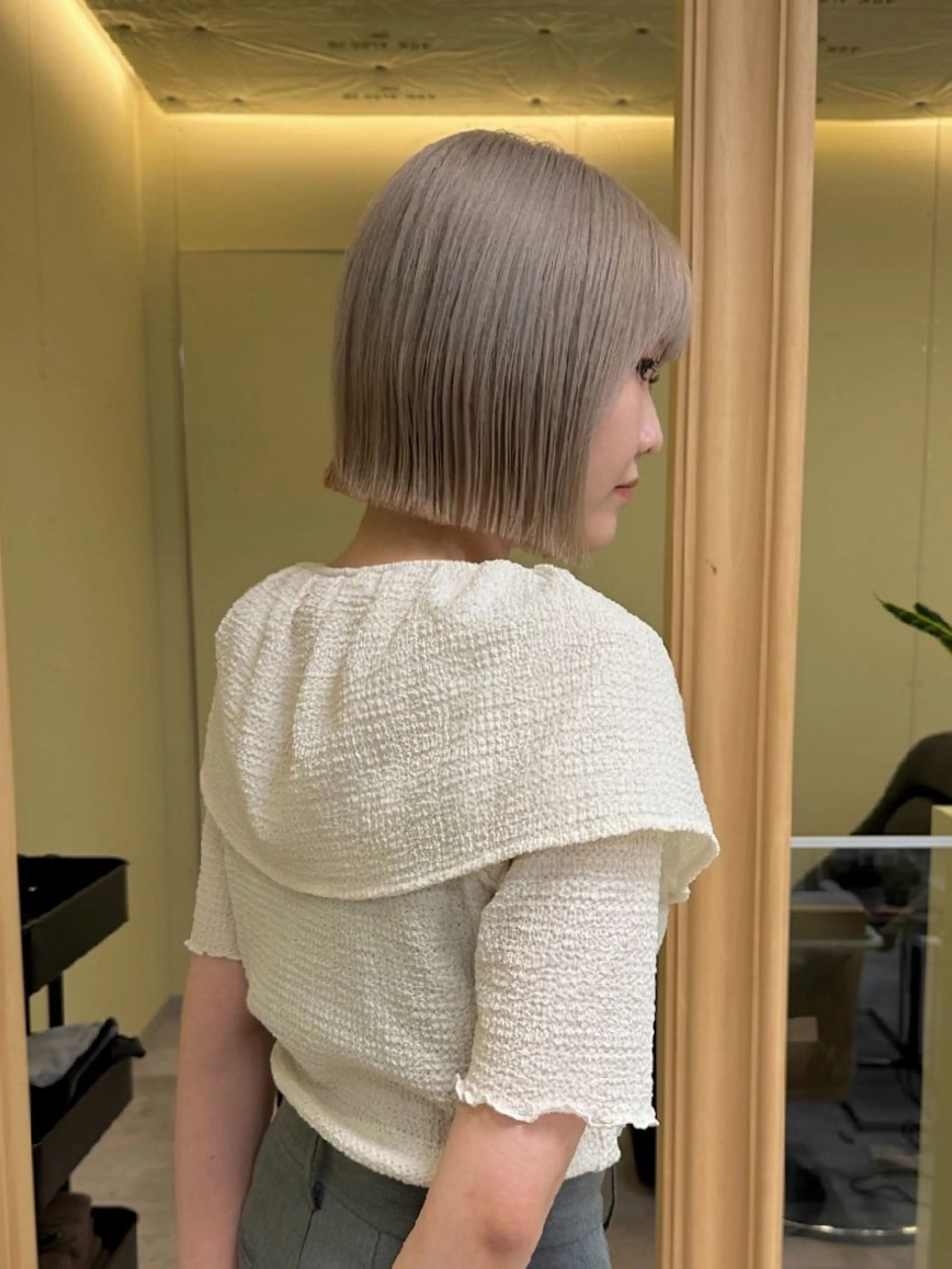 ショート ボブ ボブ人気No,1✨ TAME副店長のヘアスタイル