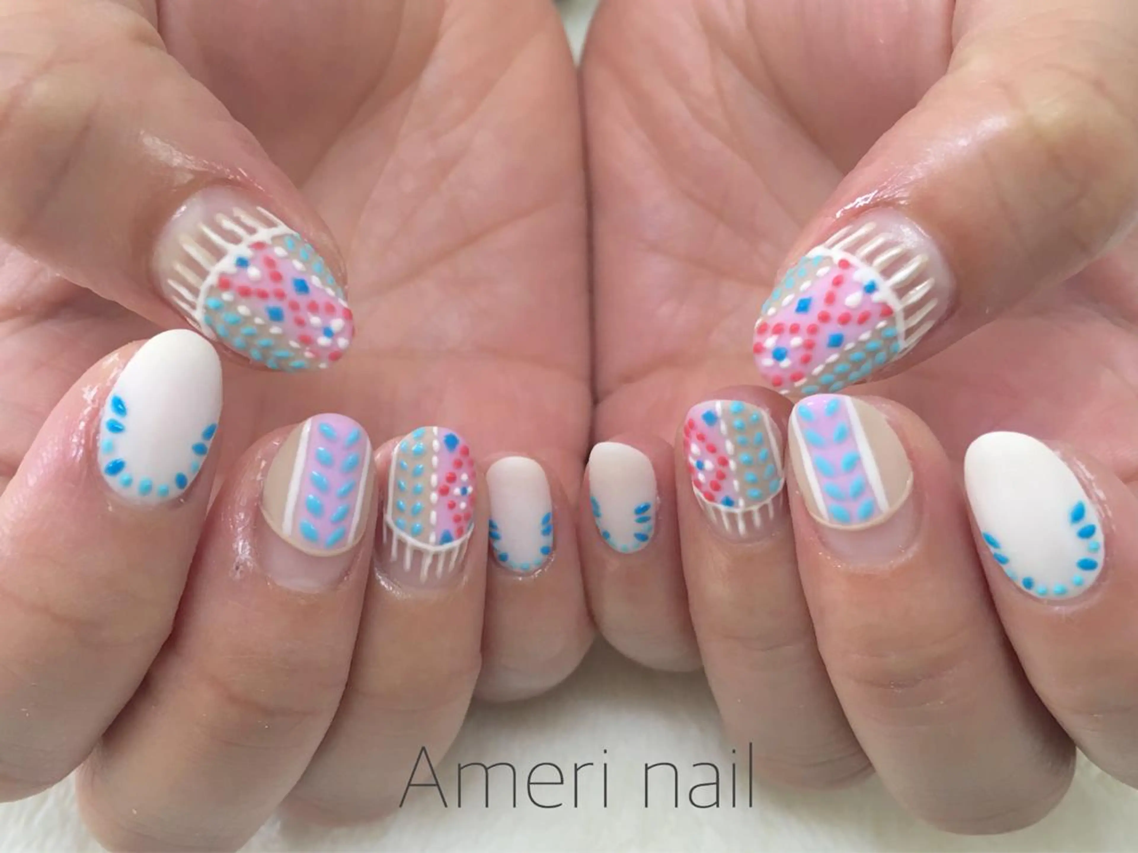 ネイル マットネイル Ameri nail /UKIのネイルデザイン