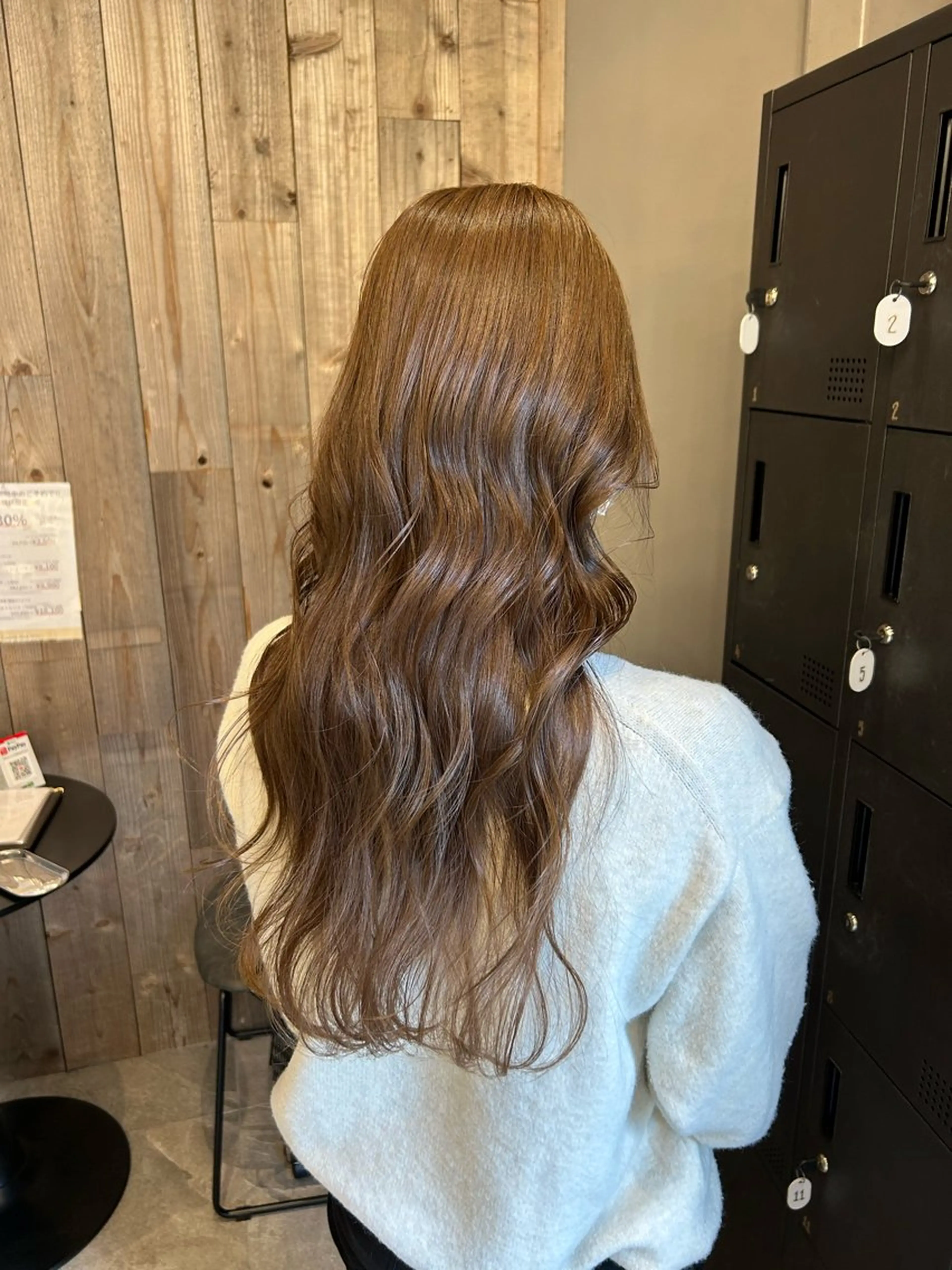 ロング カラー ベージュカラー ブリーチ ブリーチなしカラー カット ヘアカラー トリートメント 艶髪/髪質改善 yukaのヘアスタイル