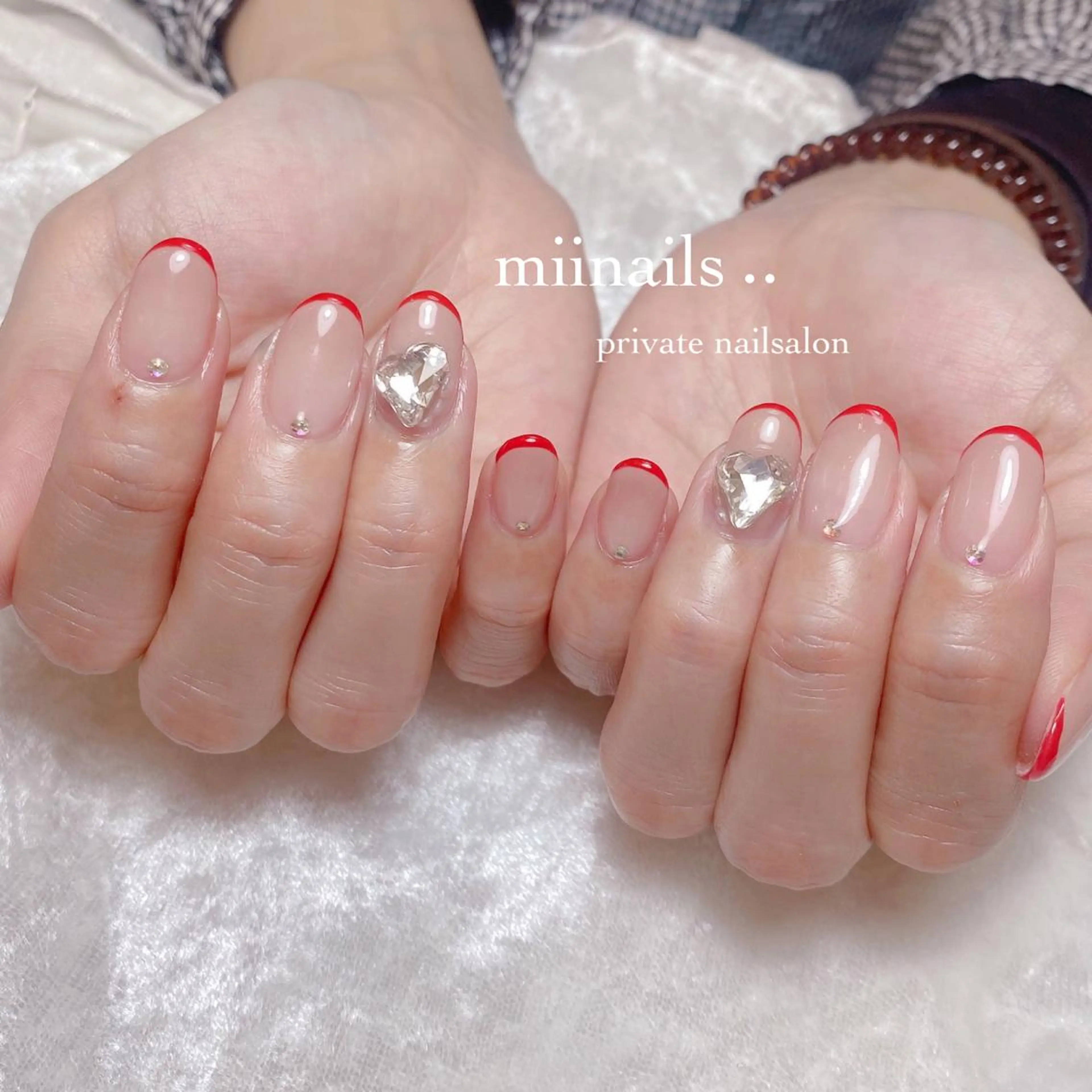 ネイル 韓国ネイル ワンホンネイル ハンドネイル nailsalon miinailsのネイルデザイン