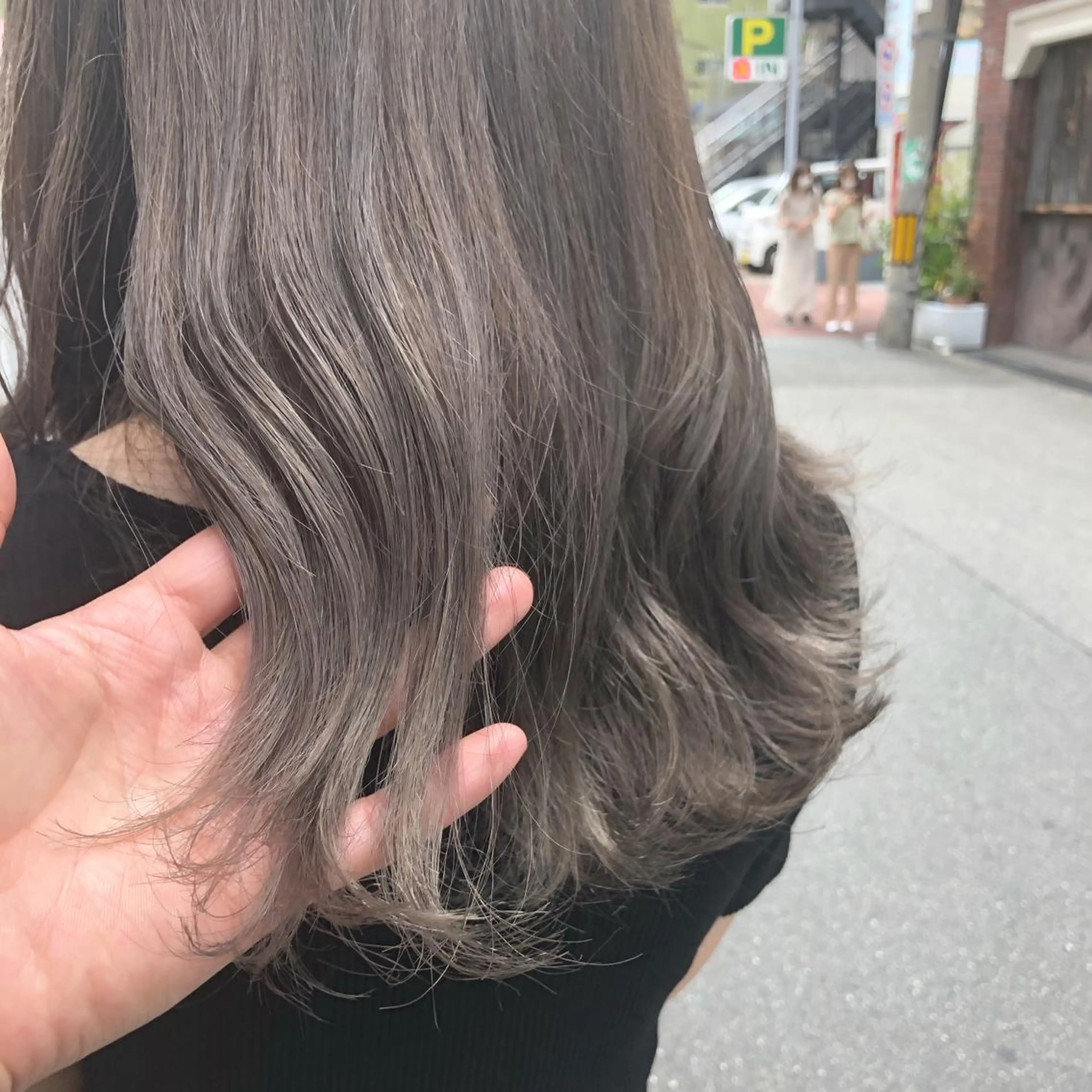 ミディアム カラー パーマ ヘアアレンジ メンズ キッズ ネイル マツエク・マツパ カット ヘアカラー パーマ トリートメント 艶髪育成サロン 京橋　shinのヘアスタイル