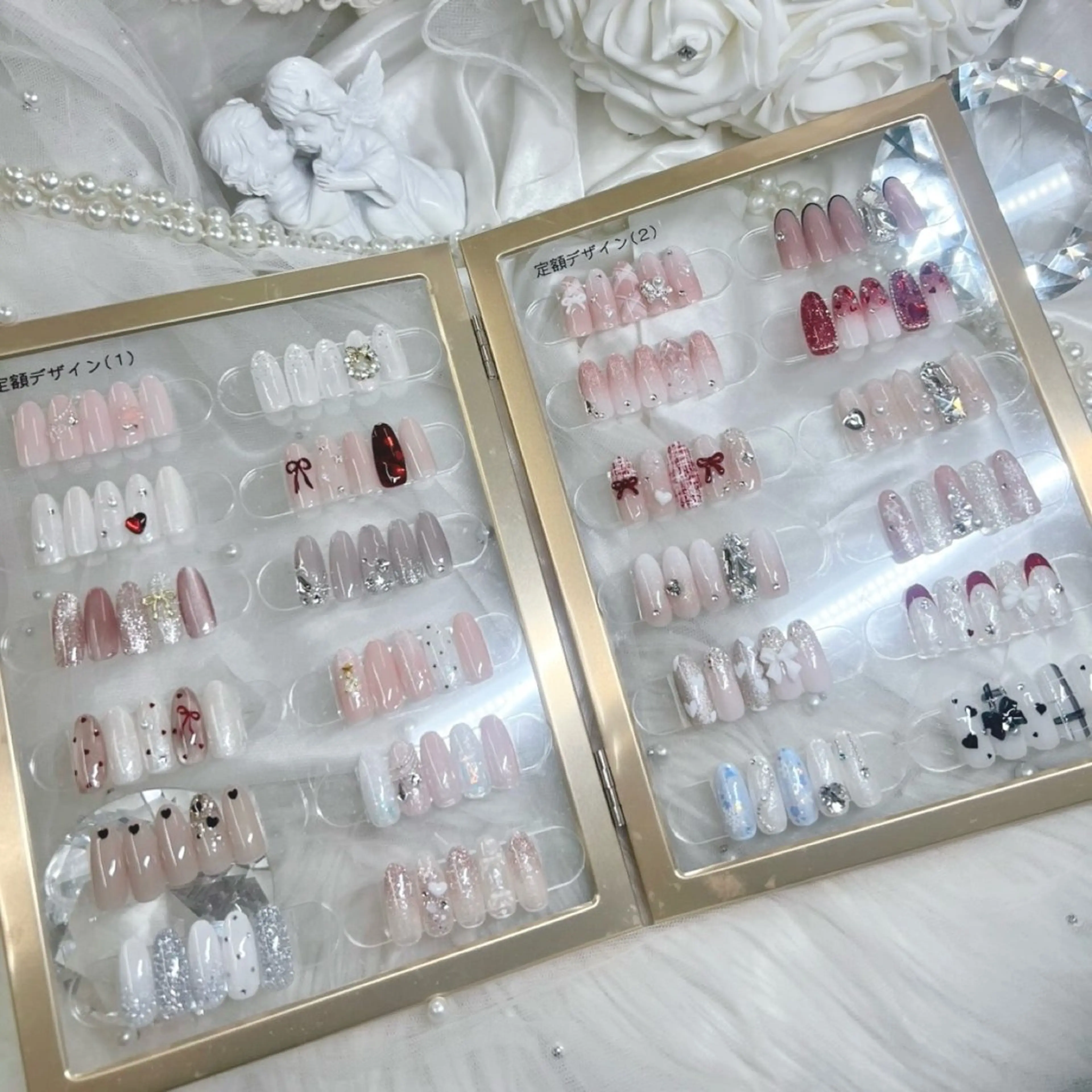 ロング ハンドネイル Nailsalon Angeのネイルデザイン