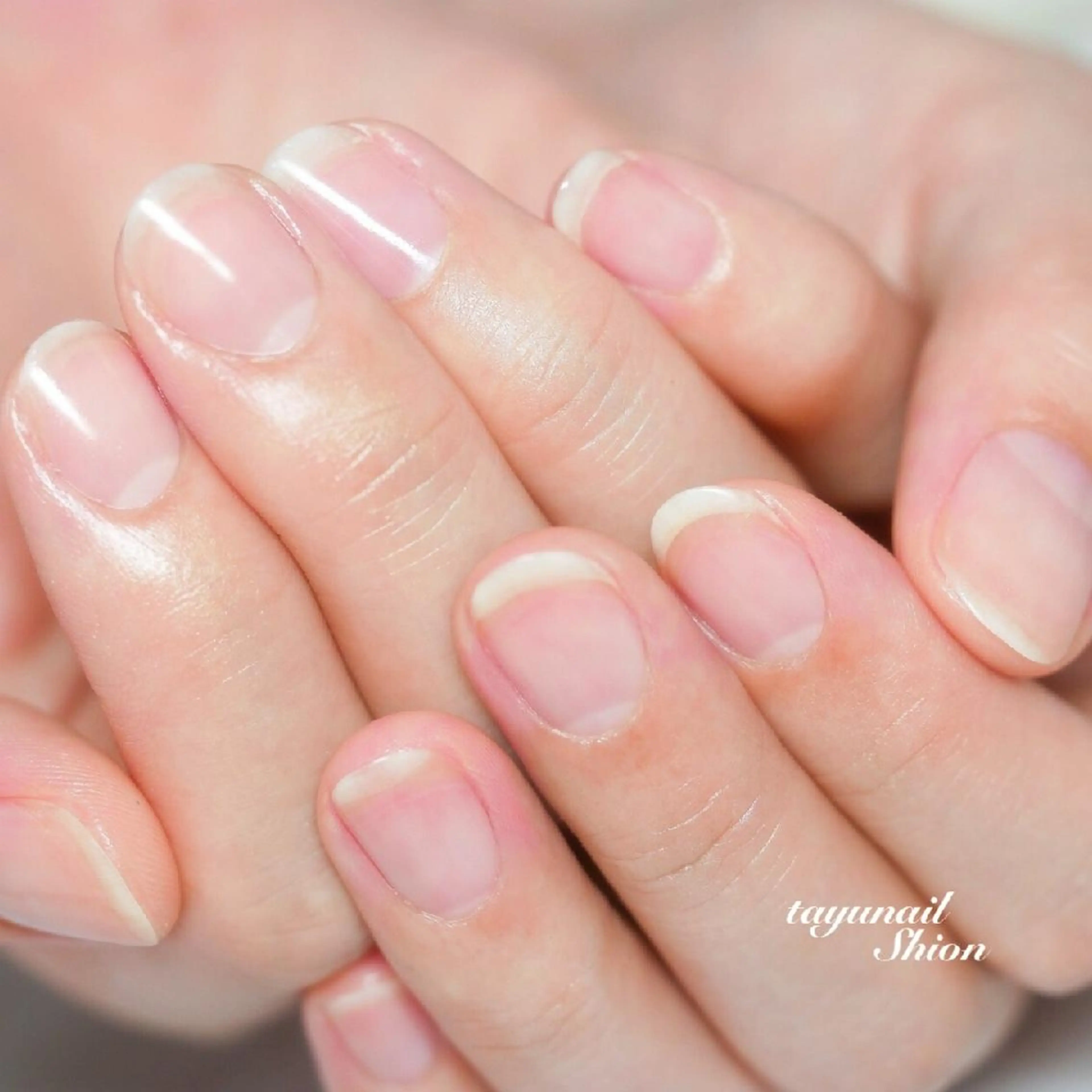 ネイル ブルー ジェルネイル パラジェル ピンク 夏ネイル ネイルサロン 【たゆnail】のネイルデザイン