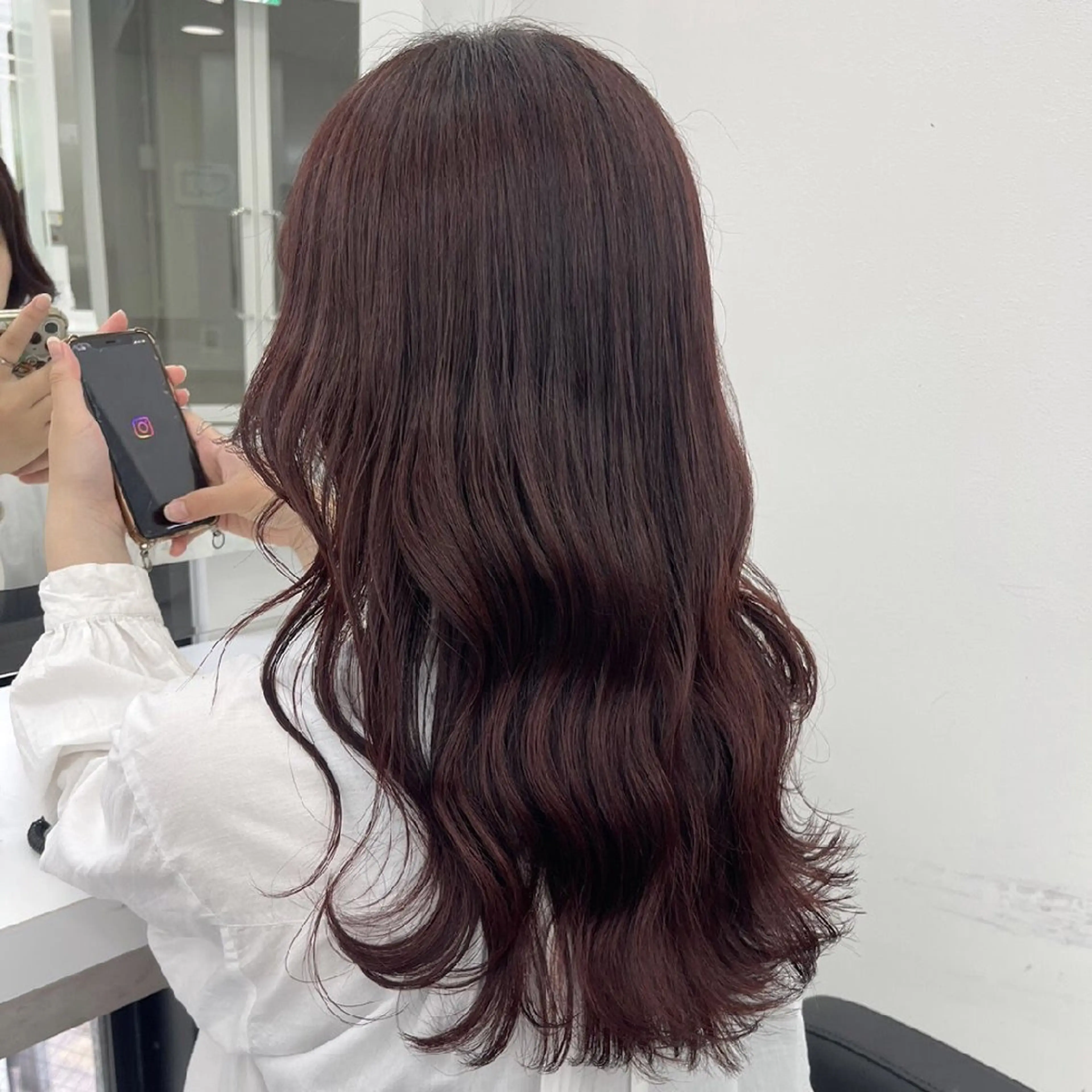 ロング カラー ヘアアレンジ 🪞【公式】表参道 🪞knot🪞のヘアスタイル