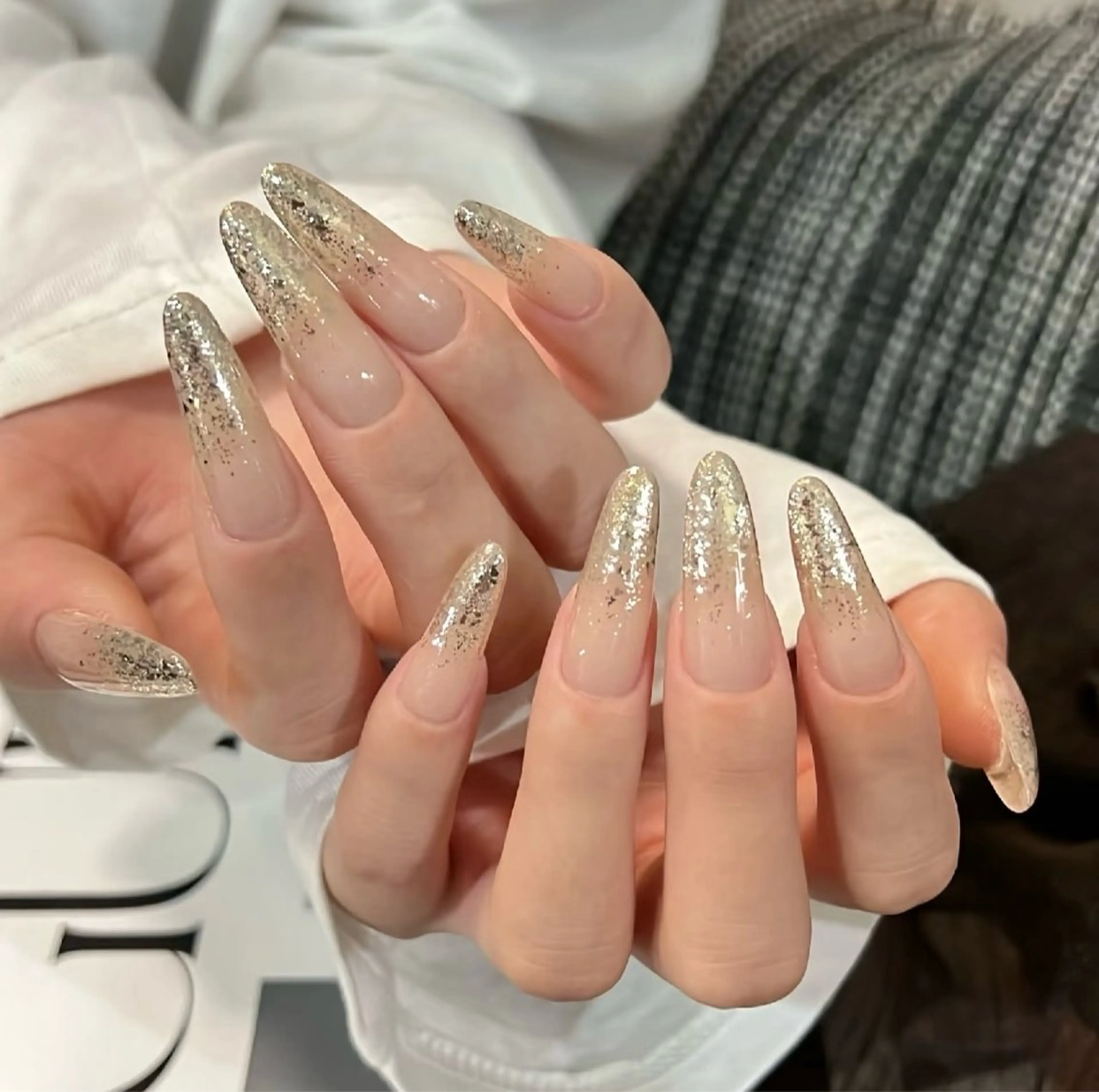 【チップスカルプ】ラメグラor カラグラの写真