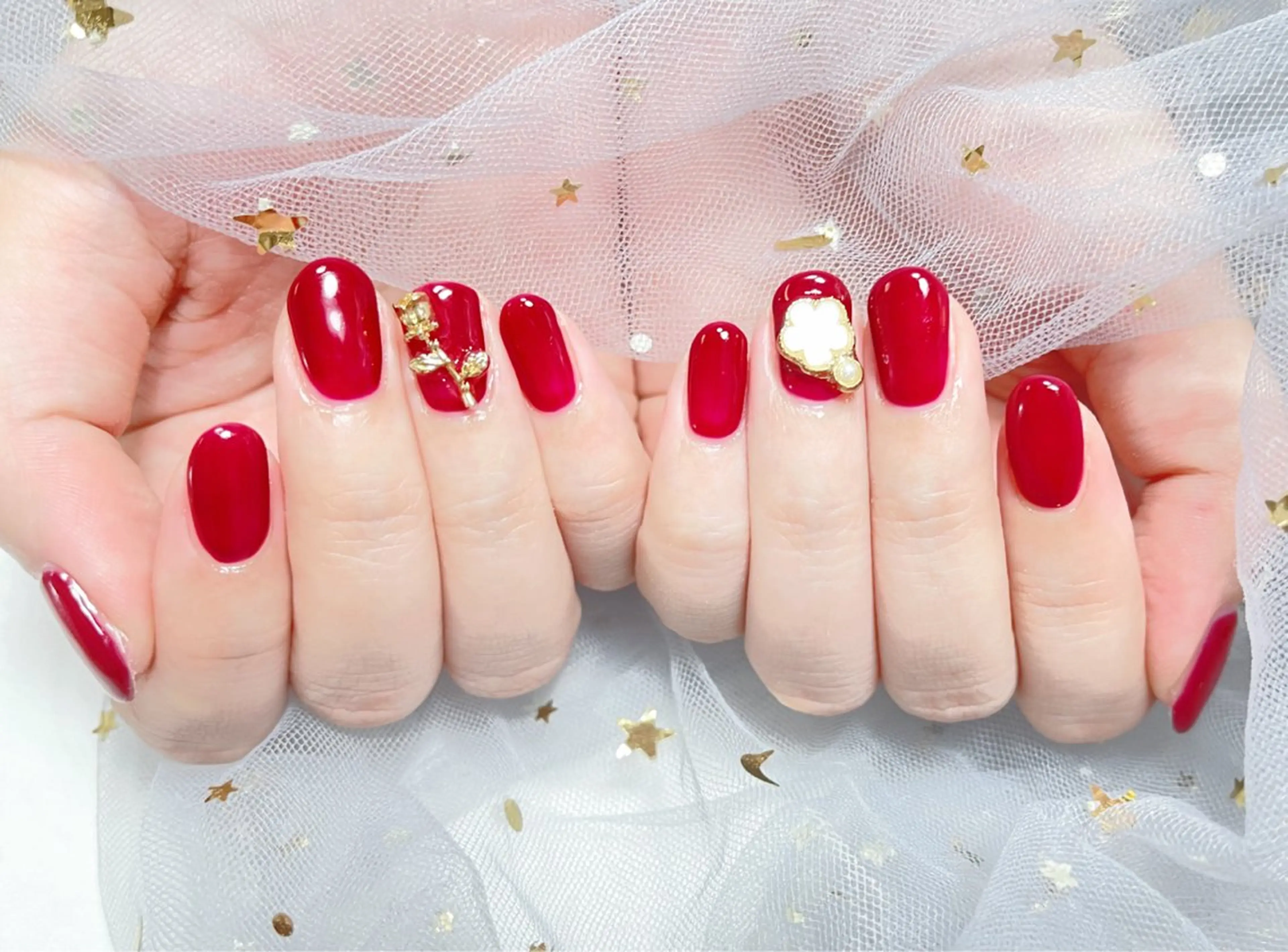 ネイル 🎀ネイルサロン エクラYUI🎀のネイルデザイン