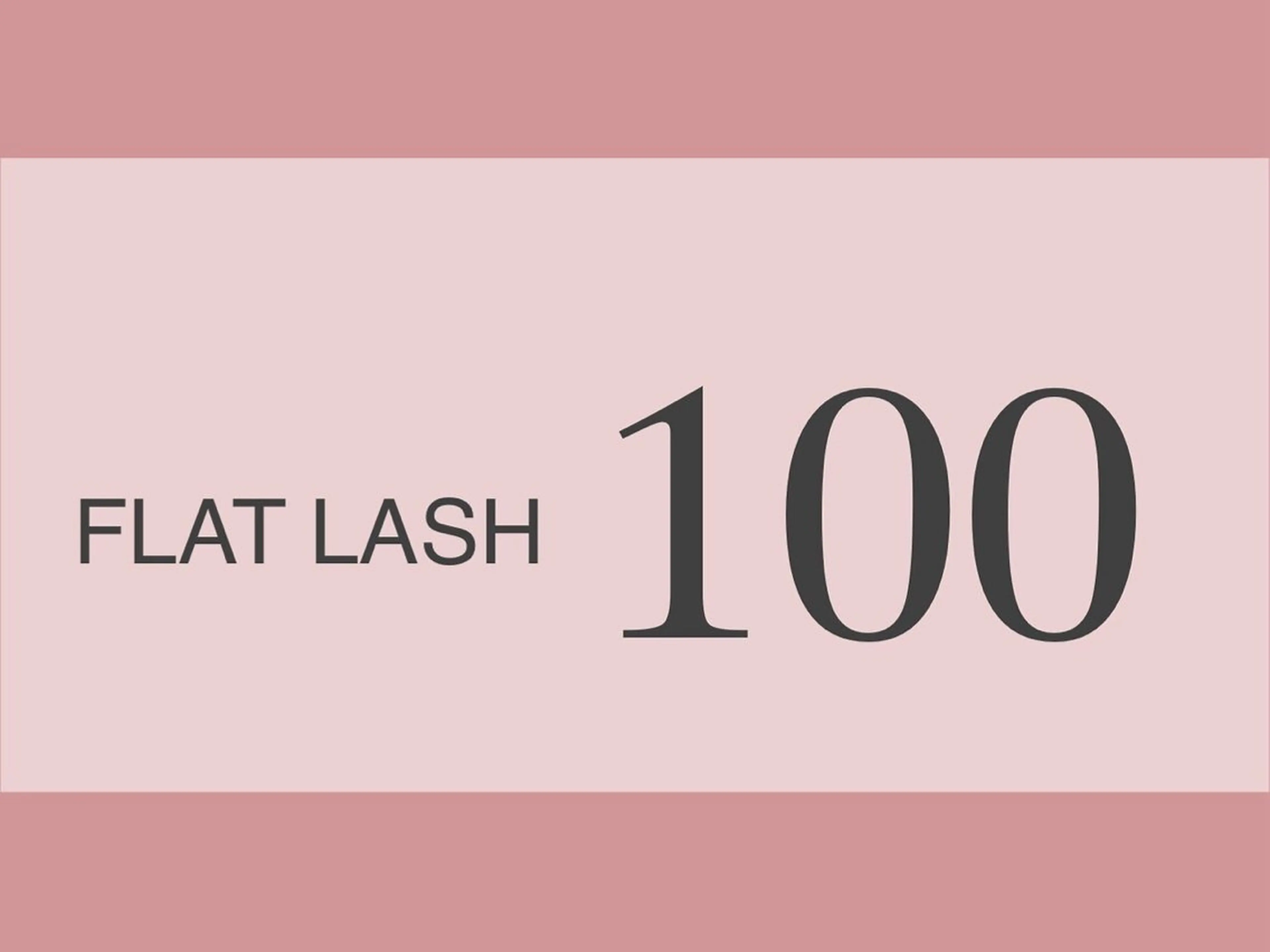 フラットラッシュ100本(LED変更＋¥2500)の写真