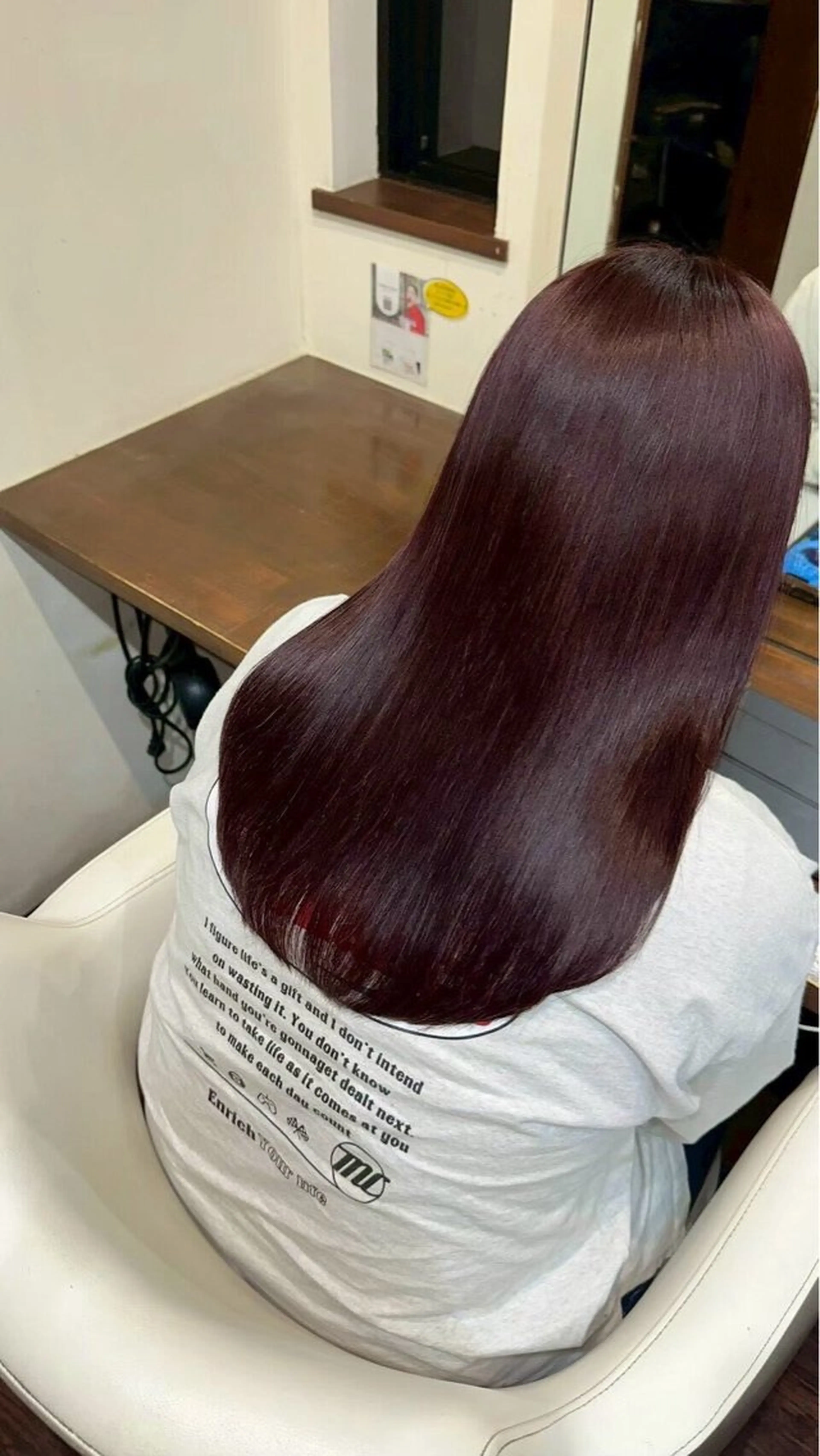 カラー ルプラボウ ふくい きなりのヘアスタイル