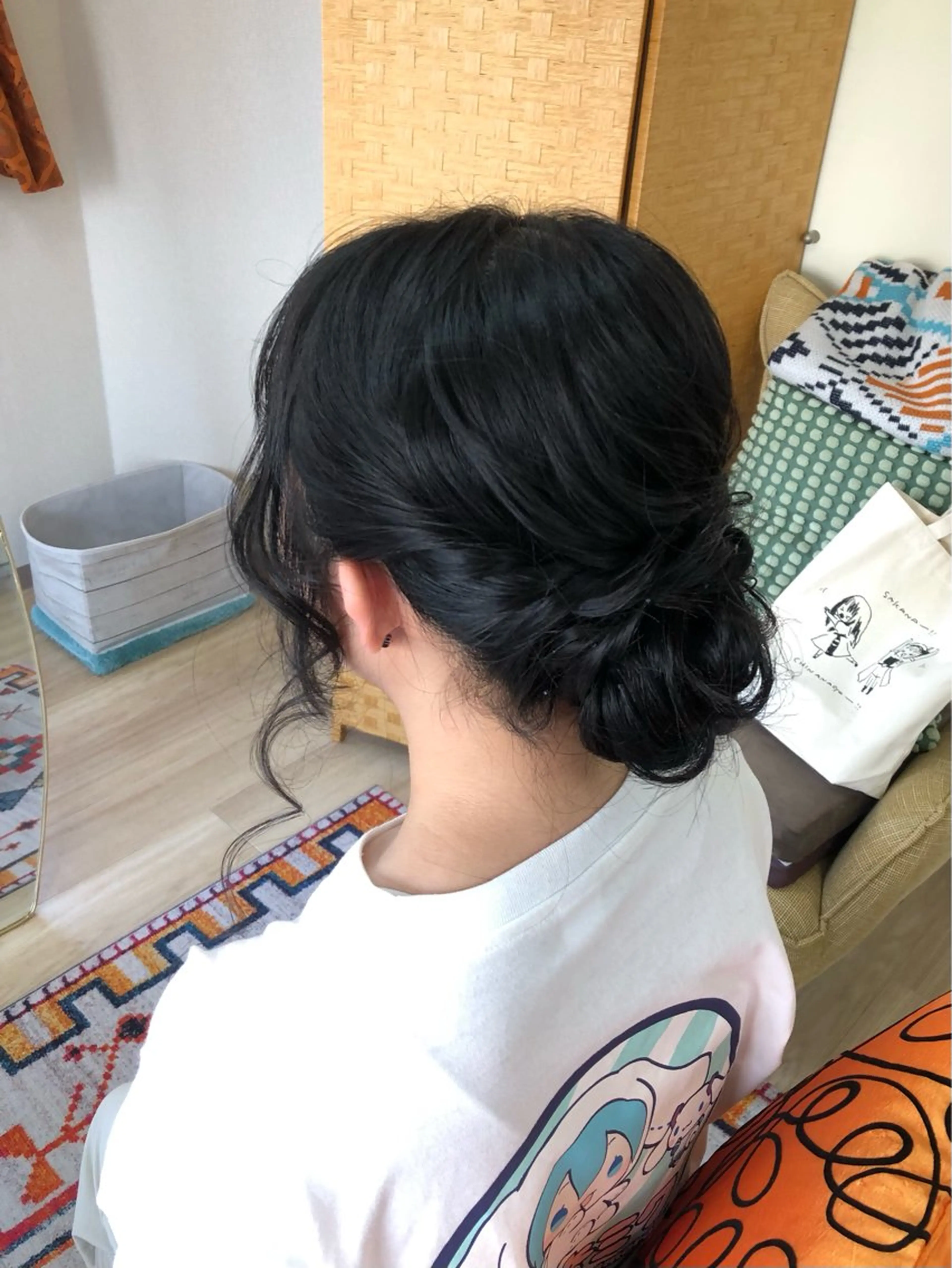 ロング ヘアアレンジ ヘアセット salon *meehoのネイルデザイン