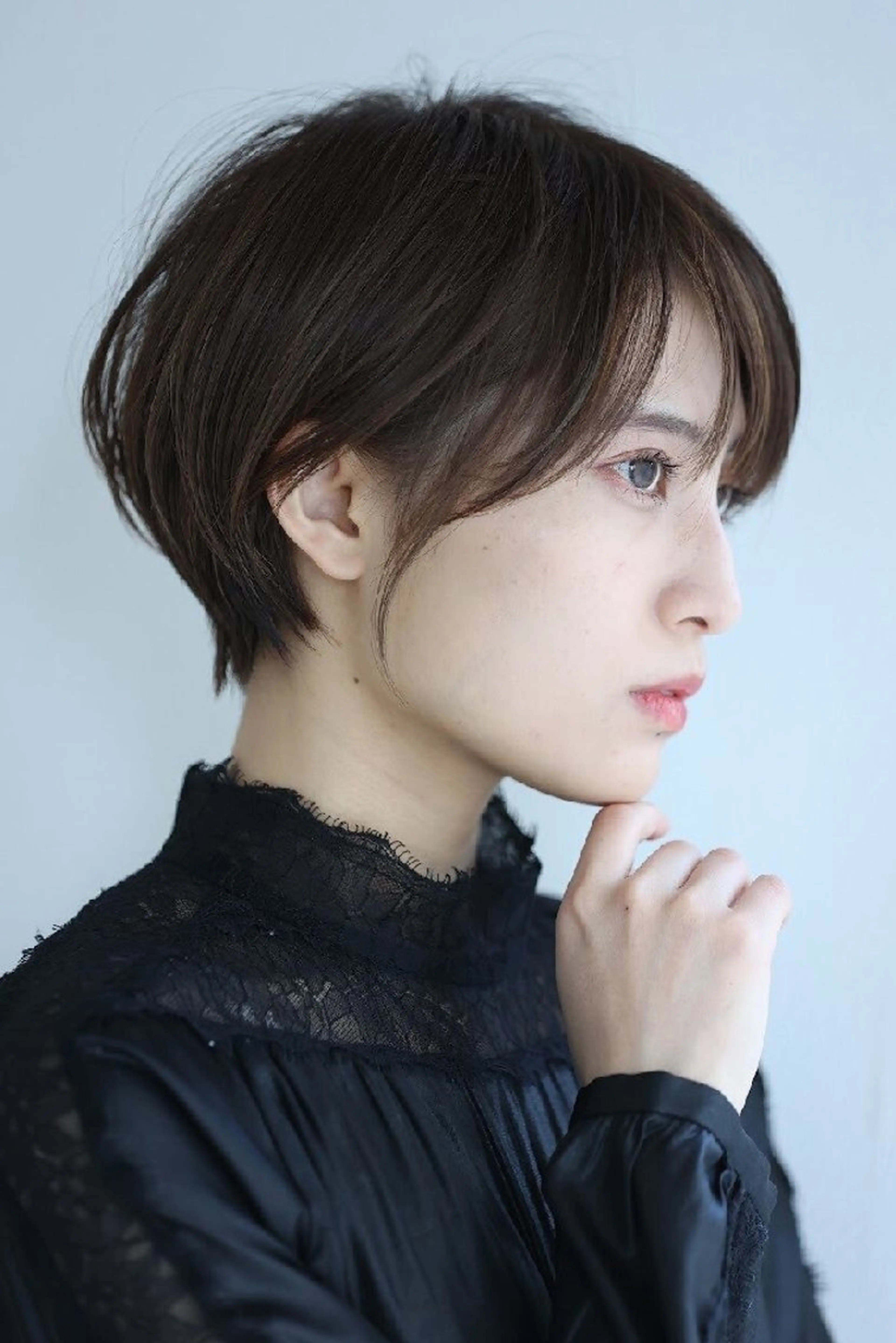 カラー ショート オーガニックカラー 似合わせカット トリートメント 深夜まで営業中‼️ レム髪質改善のヘアスタイル