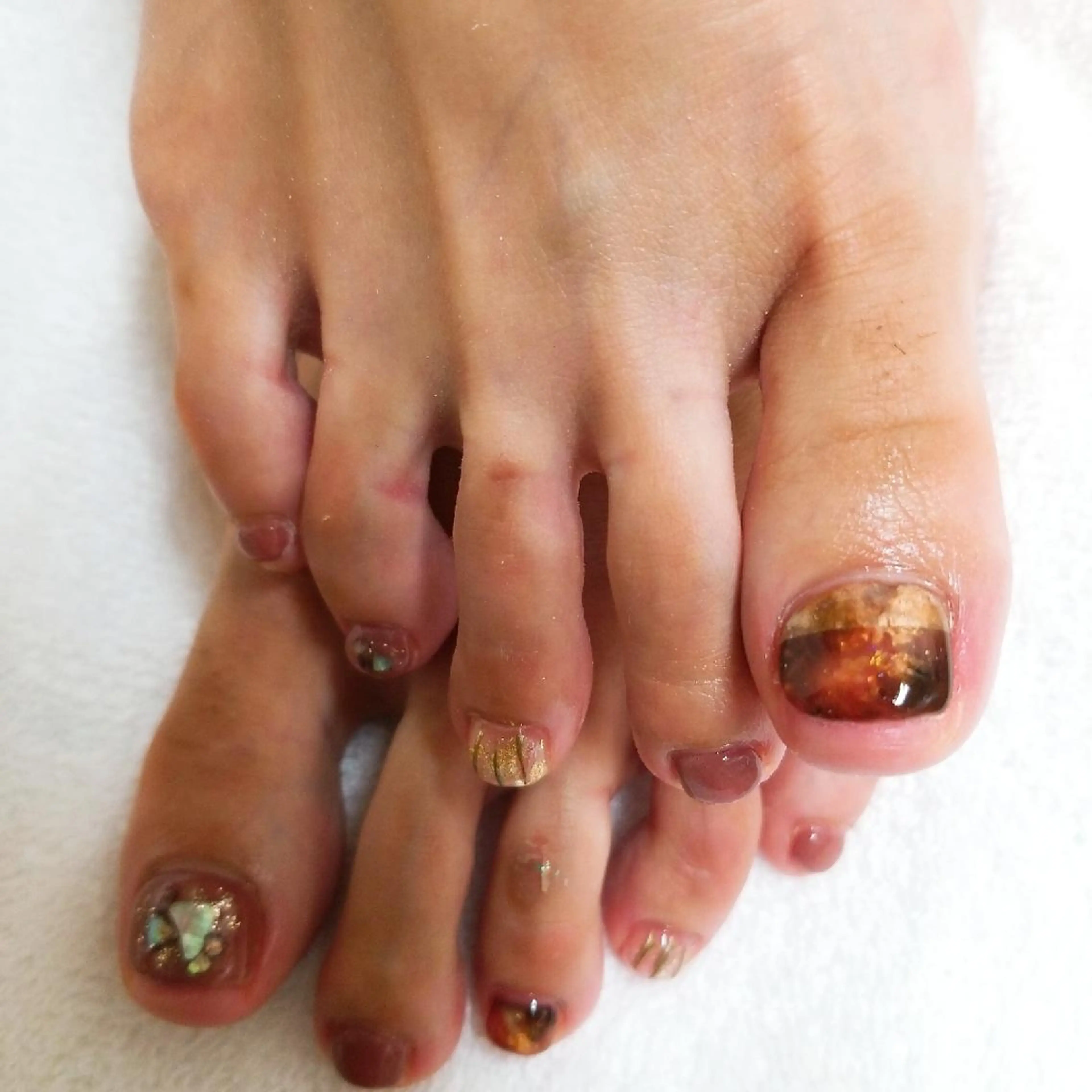 フットジェル☆60分を目安のデザインの写真