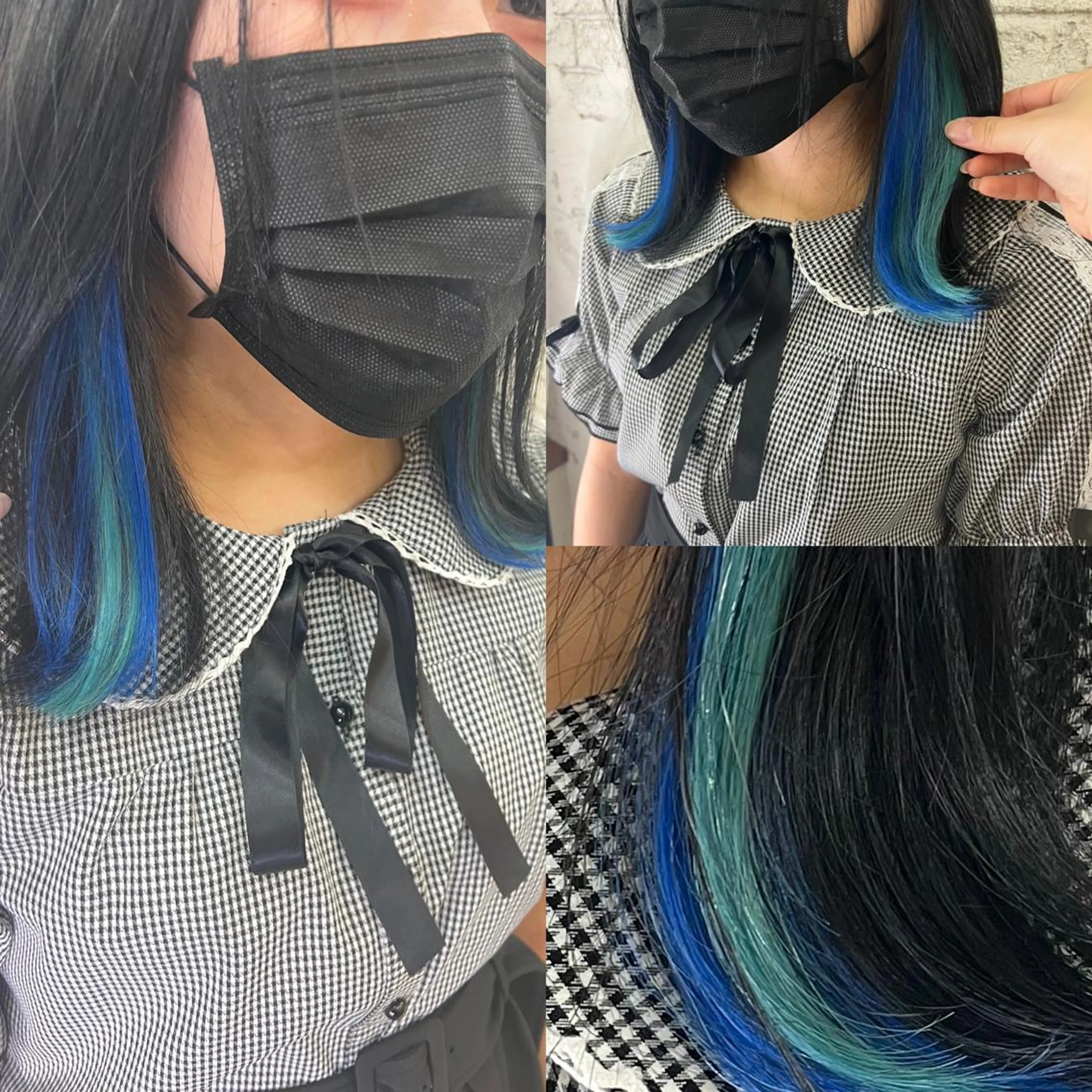 ミディアム エクステ エクステ&艶カラー 🎀YURINA🎀のヘアスタイル