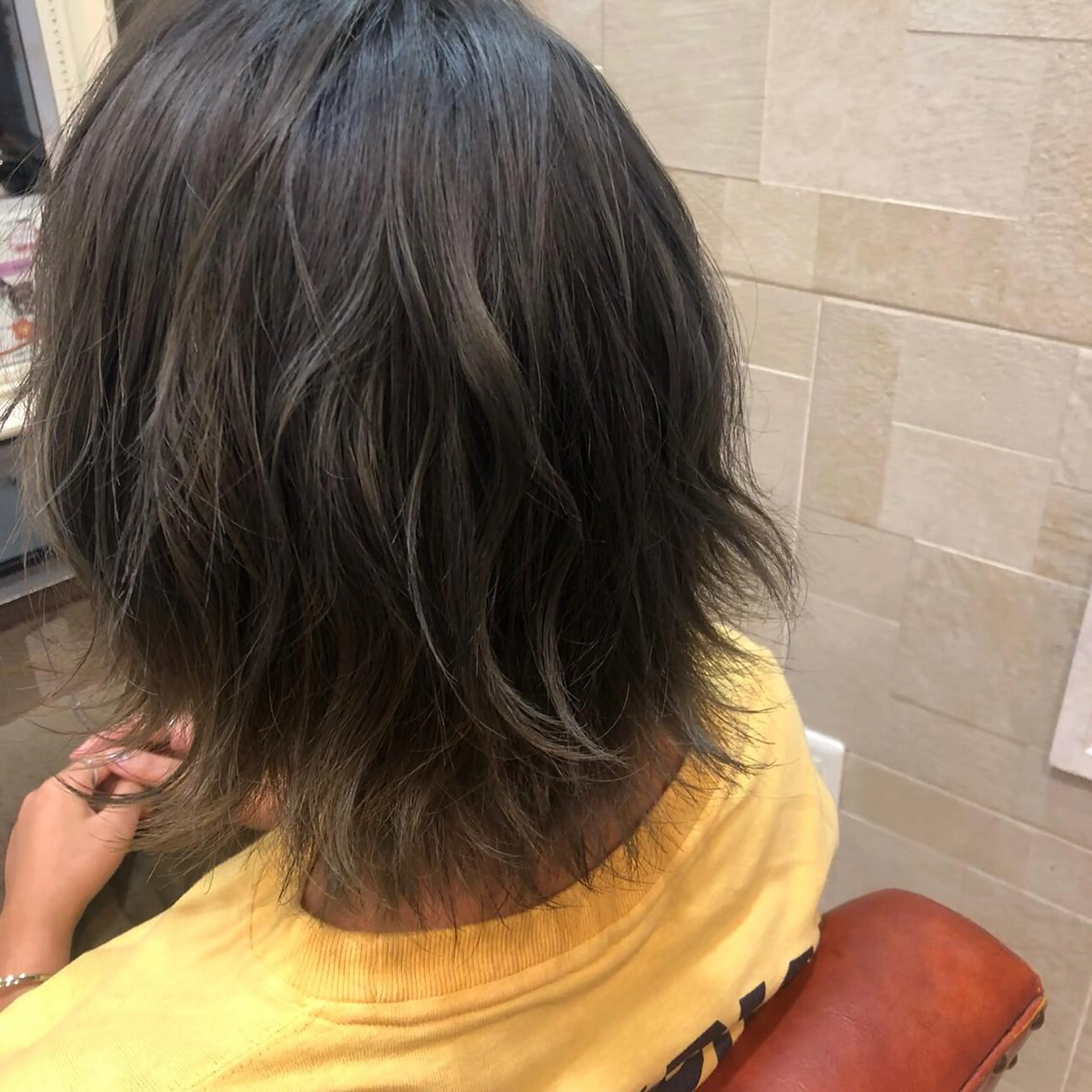 ミディアム 髪質改善 カラーJILLのヘアスタイル