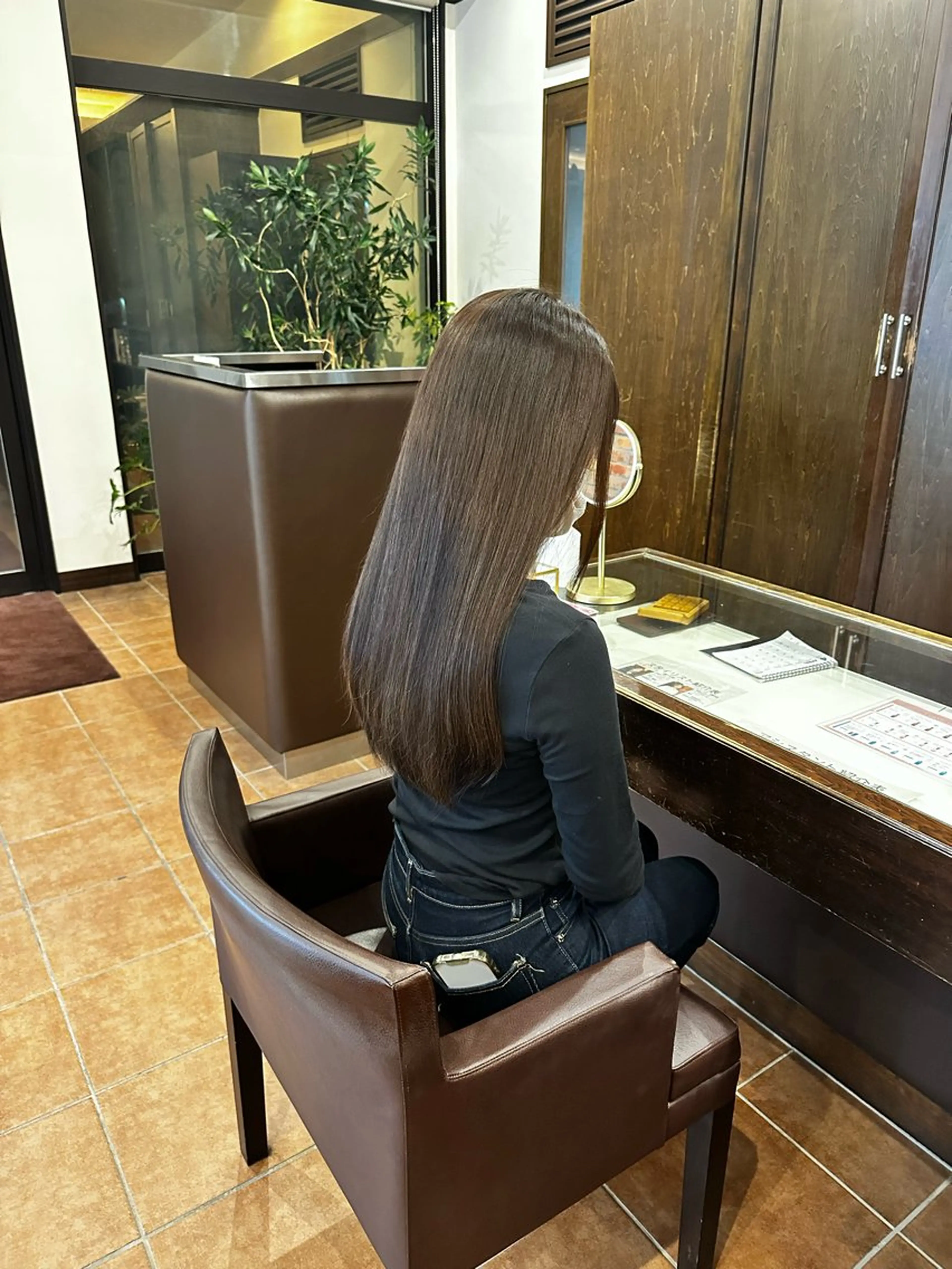 ロング カラー 和田 楓のヘアスタイル