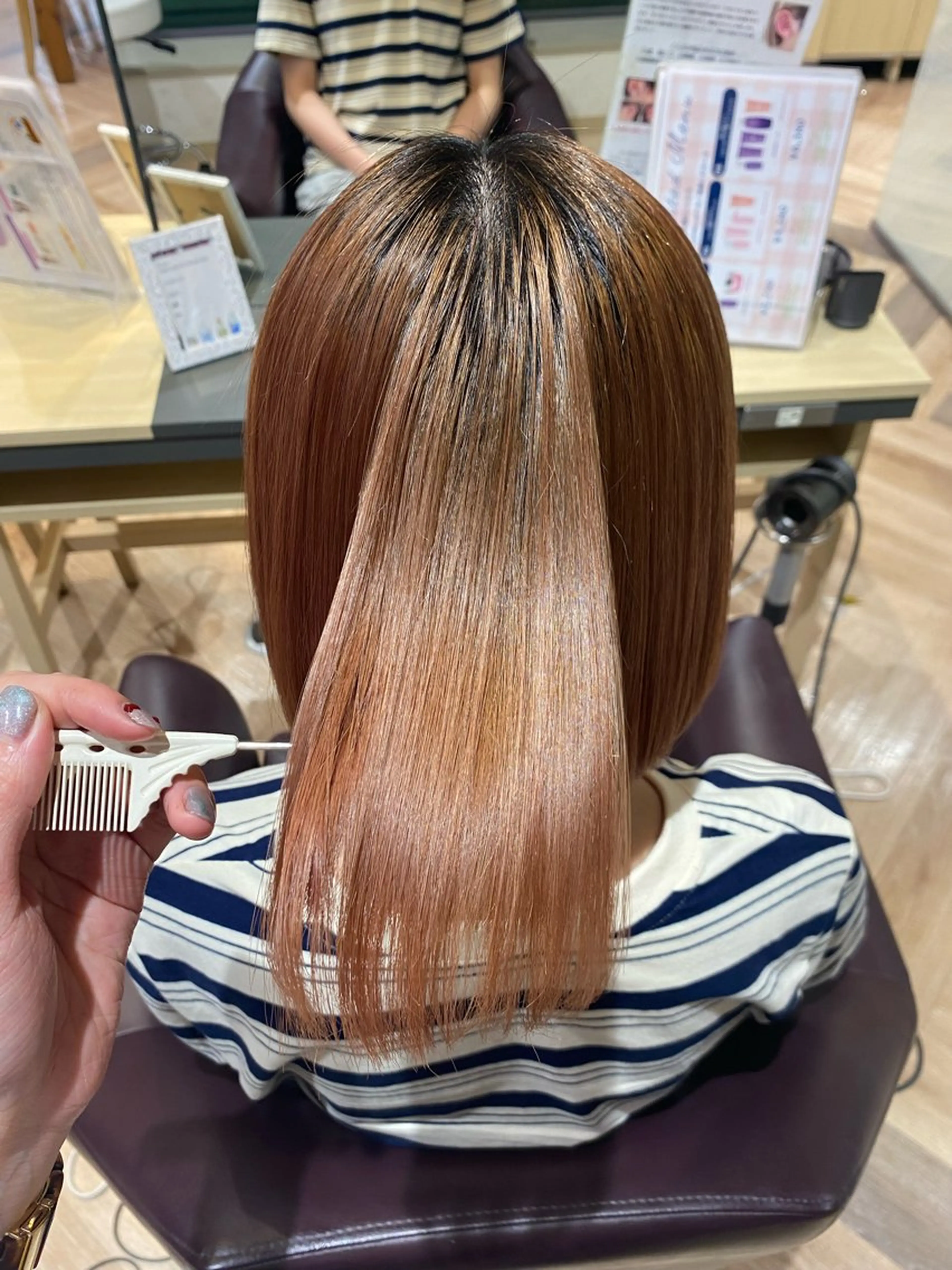 ショート トリートメント 酸性ストレート ヘアカラー トリートメント Yamada Ami🪐のヘアスタイル