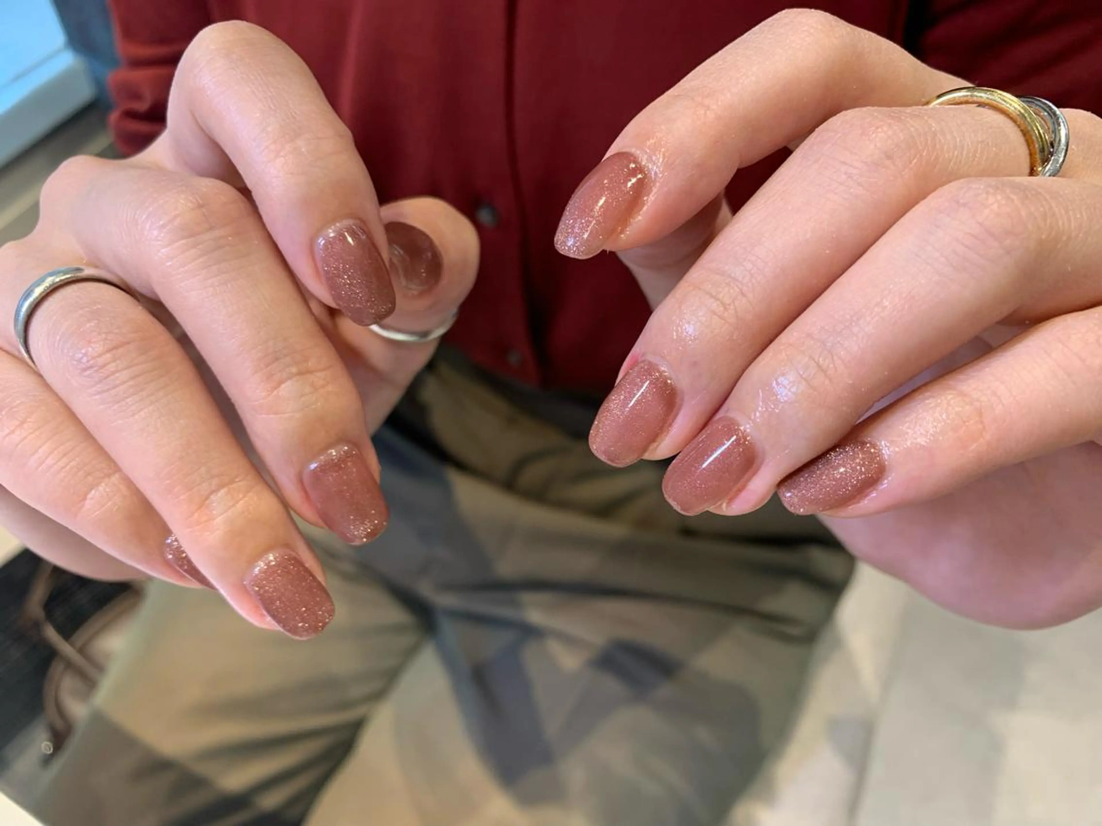 ネイル マグネットネイル マグネットワンカラー ワンカラーネイル マキノ ユイのネイルデザイン