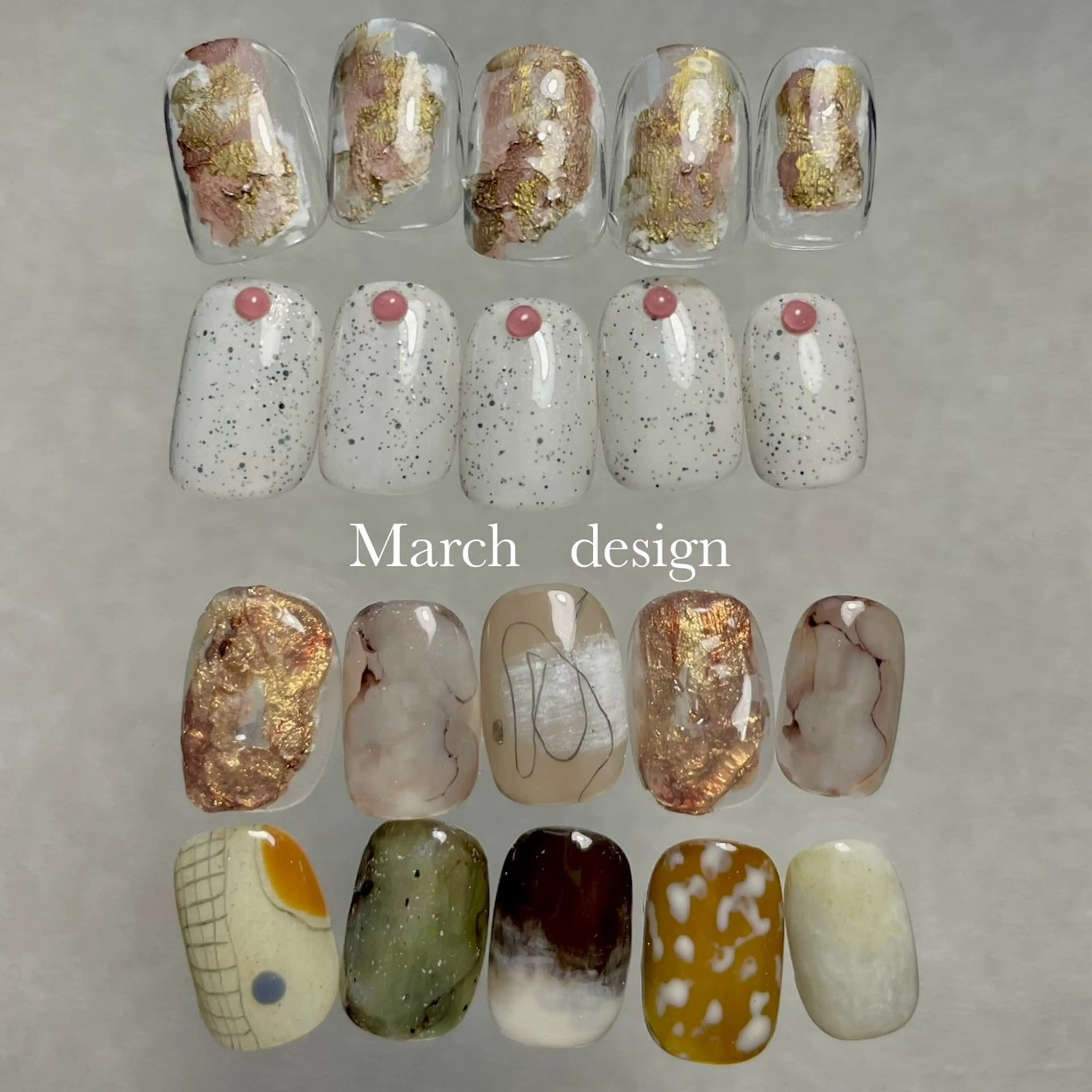 ネイル アートネイル ジェルネイル 持ち込み ニュアンスネイル パラジェル ハンドネイル norme_ akiのネイルデザイン