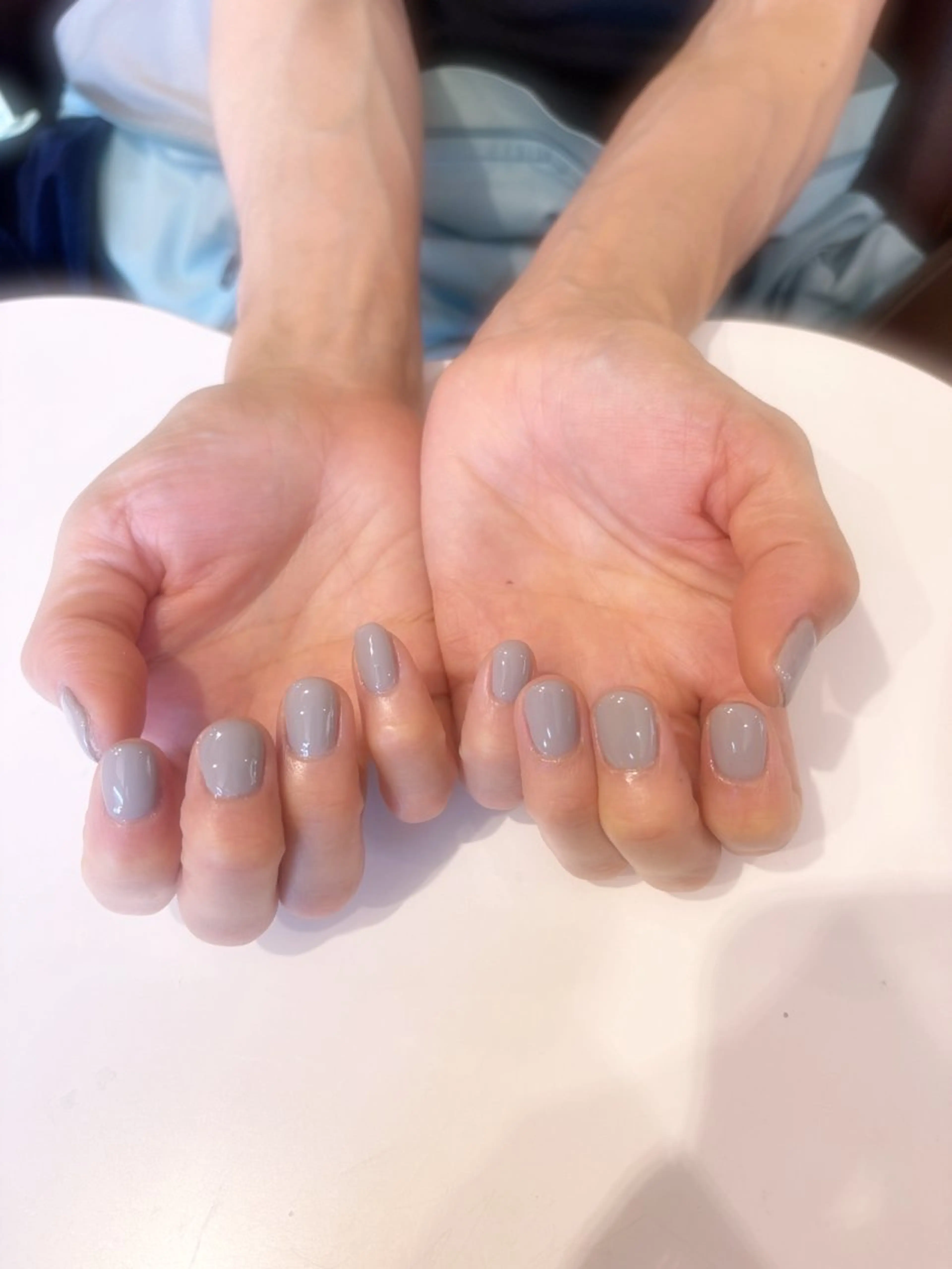 ネイル ジェルネイル ワンカラーネイル パラジェル nailsalon coffret布施店のネイルデザイン