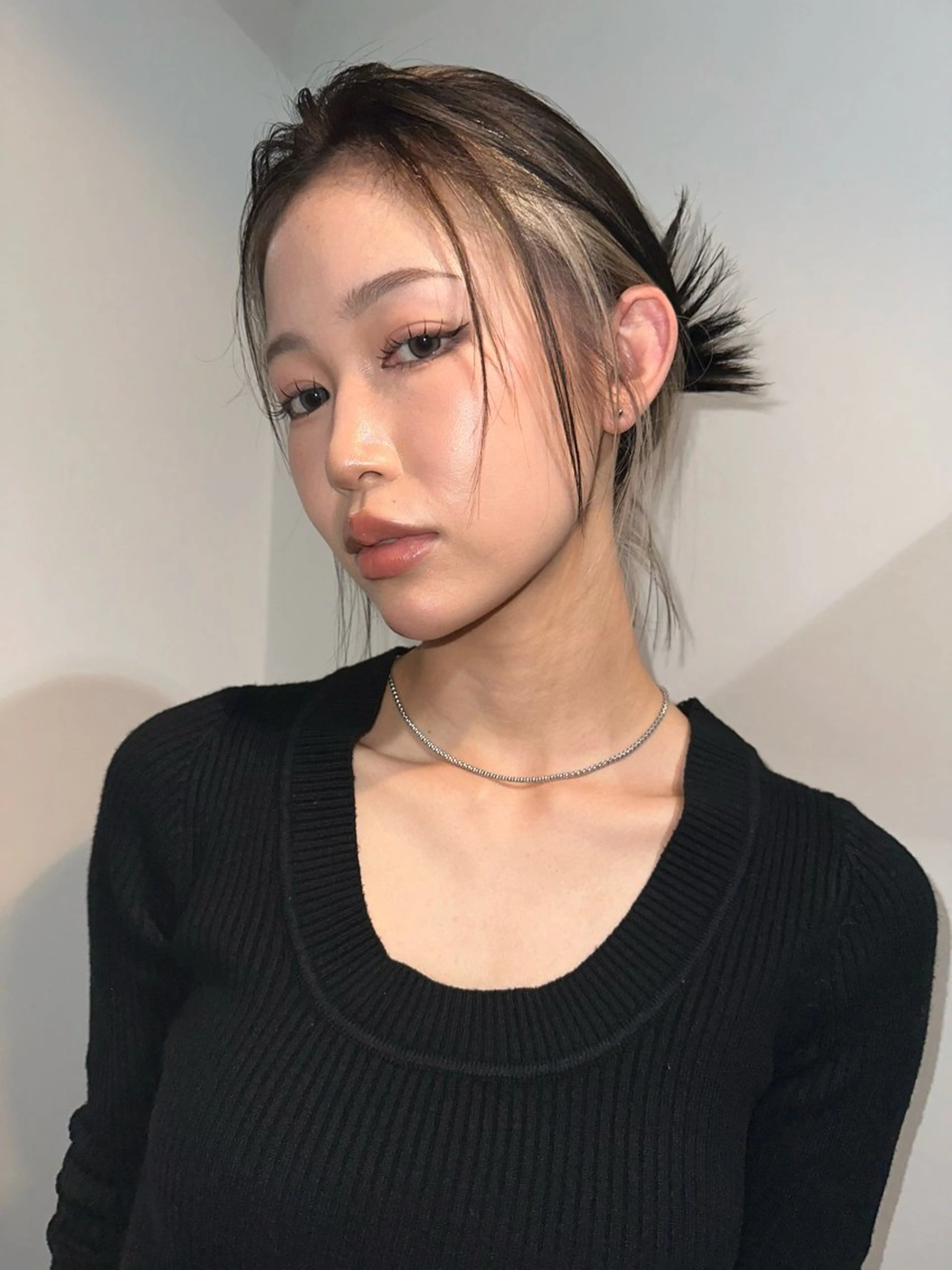 ミディアム ヘアアレンジ カット ヘアカラー トリートメント 🎀オイダイラ モモカ🎀のヘアスタイル