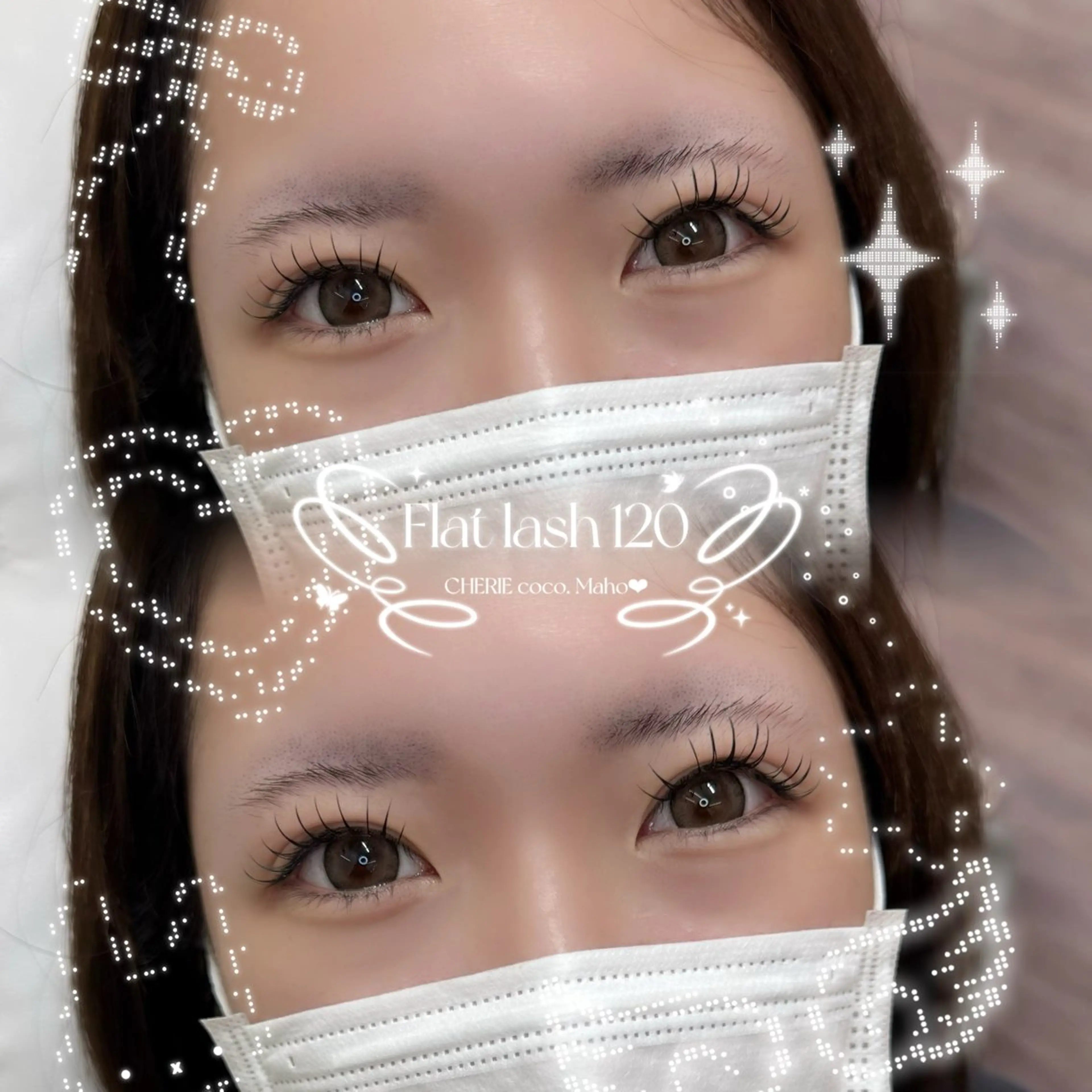 マツエク・マツパ マツエク CHERIE coco.所属・♡𝑴𝒂𝒉𝒐♡ 𝒄𝒐𝒄𝒐のマツエク・マツパデザイン