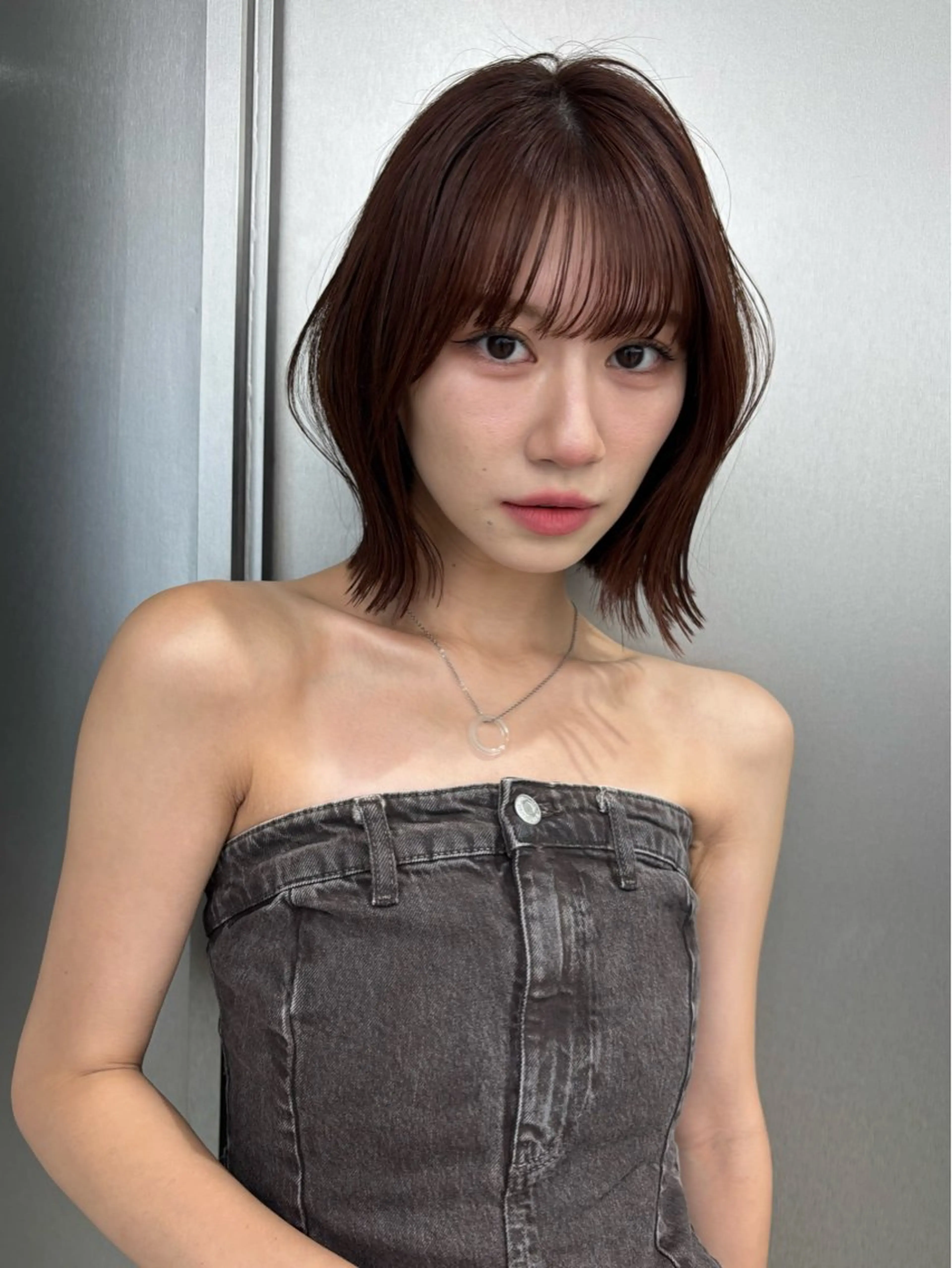 ミディアム ユズキ/銀座似合わせ カット♡透明感カラーのヘアスタイル