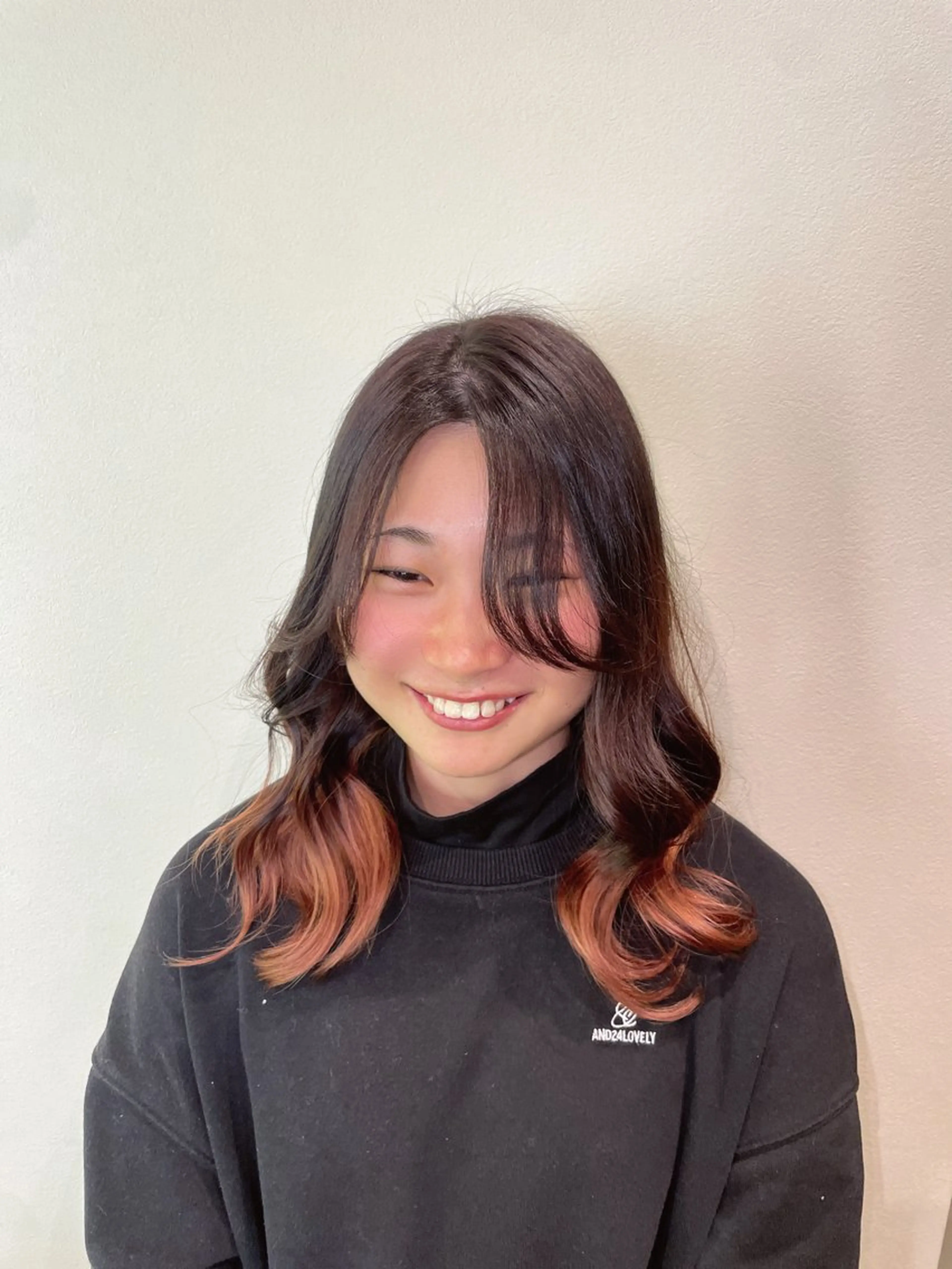 ミディアム カット add-Lamp hair所属・シュリ /岐阜のヘアスタイル