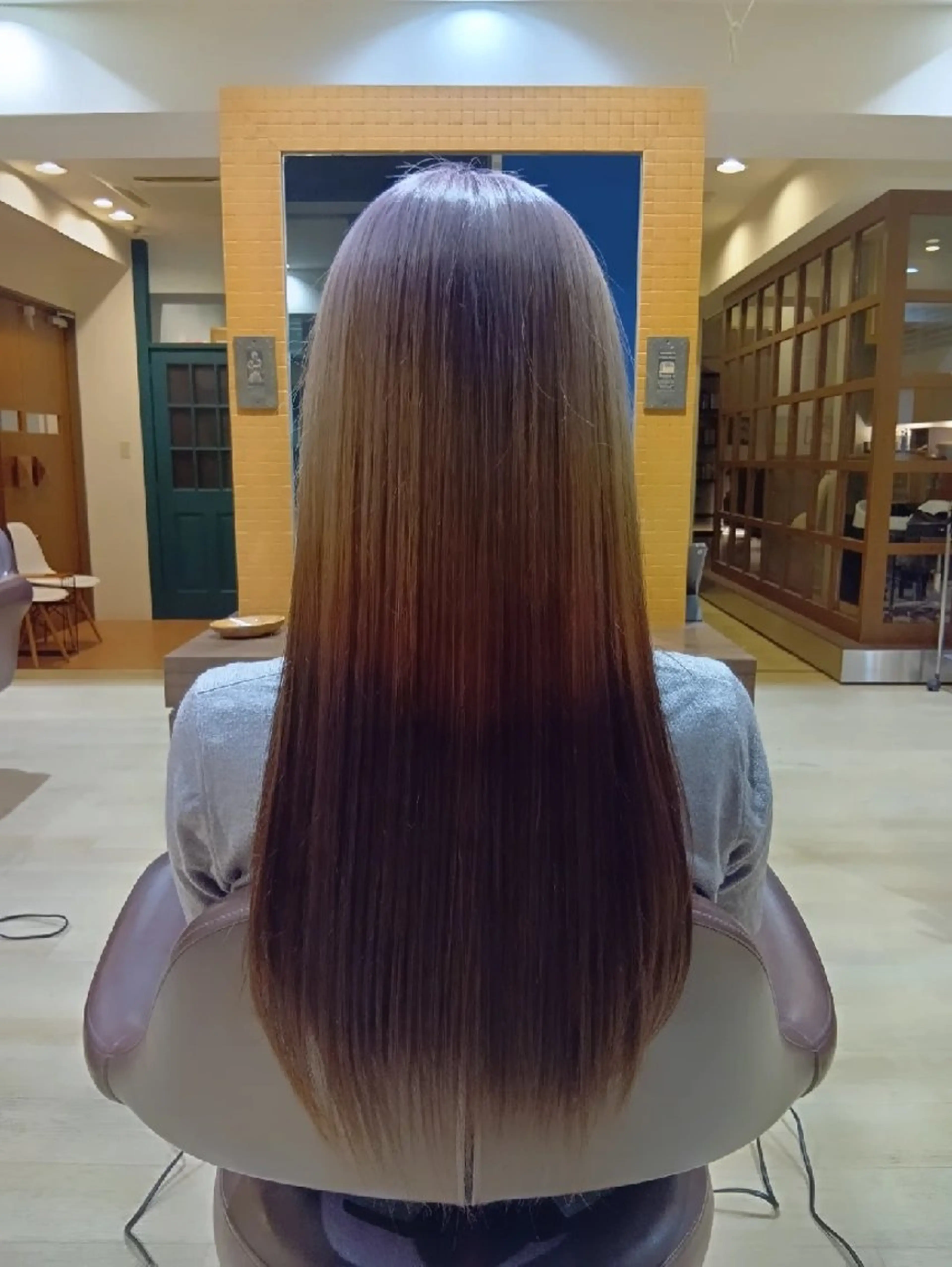 カラー ロング ブリーチ 髪質改善 トリートメント ヘアカラー トリートメント 小林暢🌟Orque 髪質改善サロン🌙のヘアスタイル