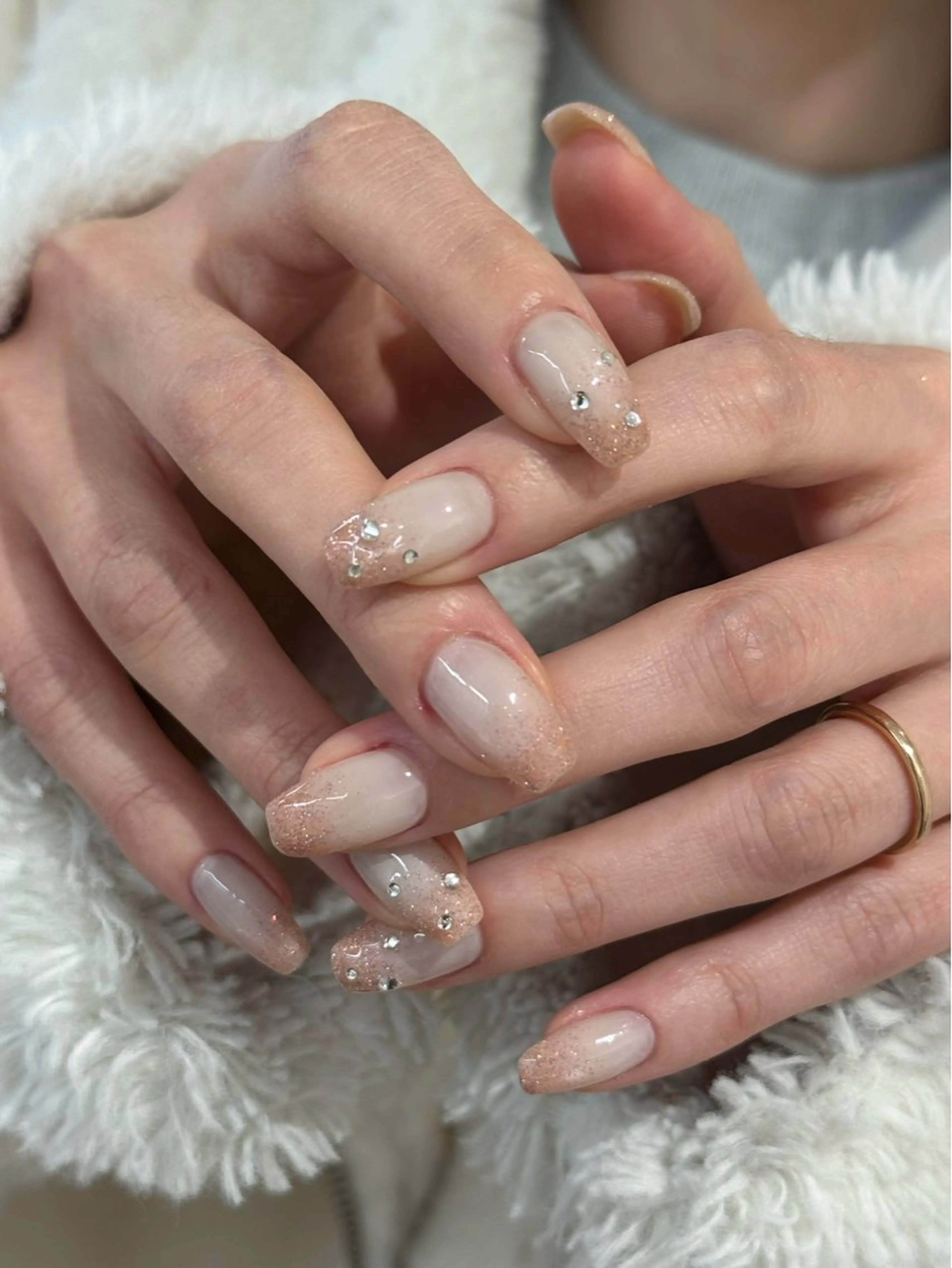 ネイル チークネイル フレンチネイル 韓国ネイル マグネットネイル 持ち込み Hi nail🎀 池袋kozueのネイルデザイン