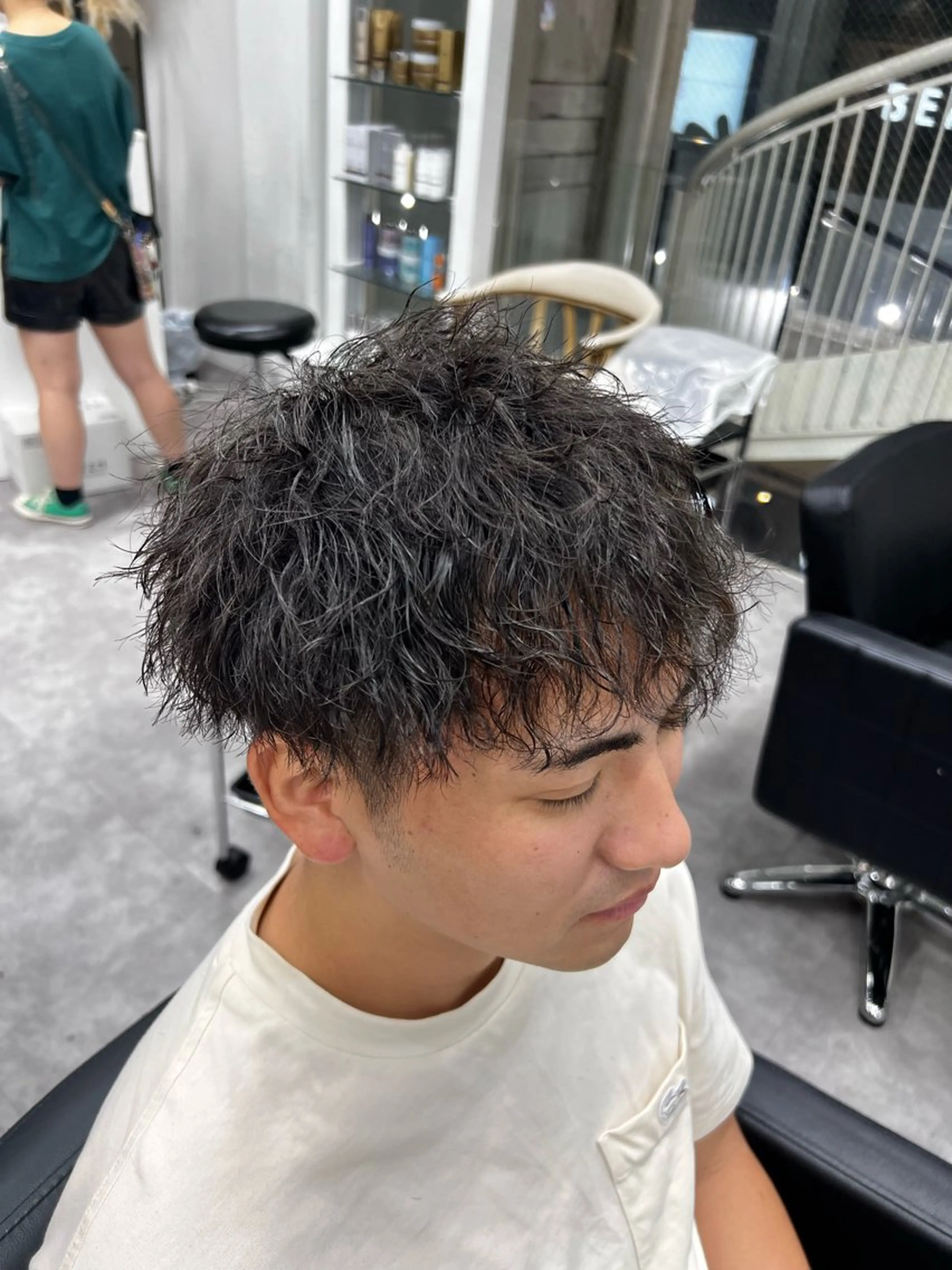 パーマ メンズ 笹江 瑞穂のヘアスタイル