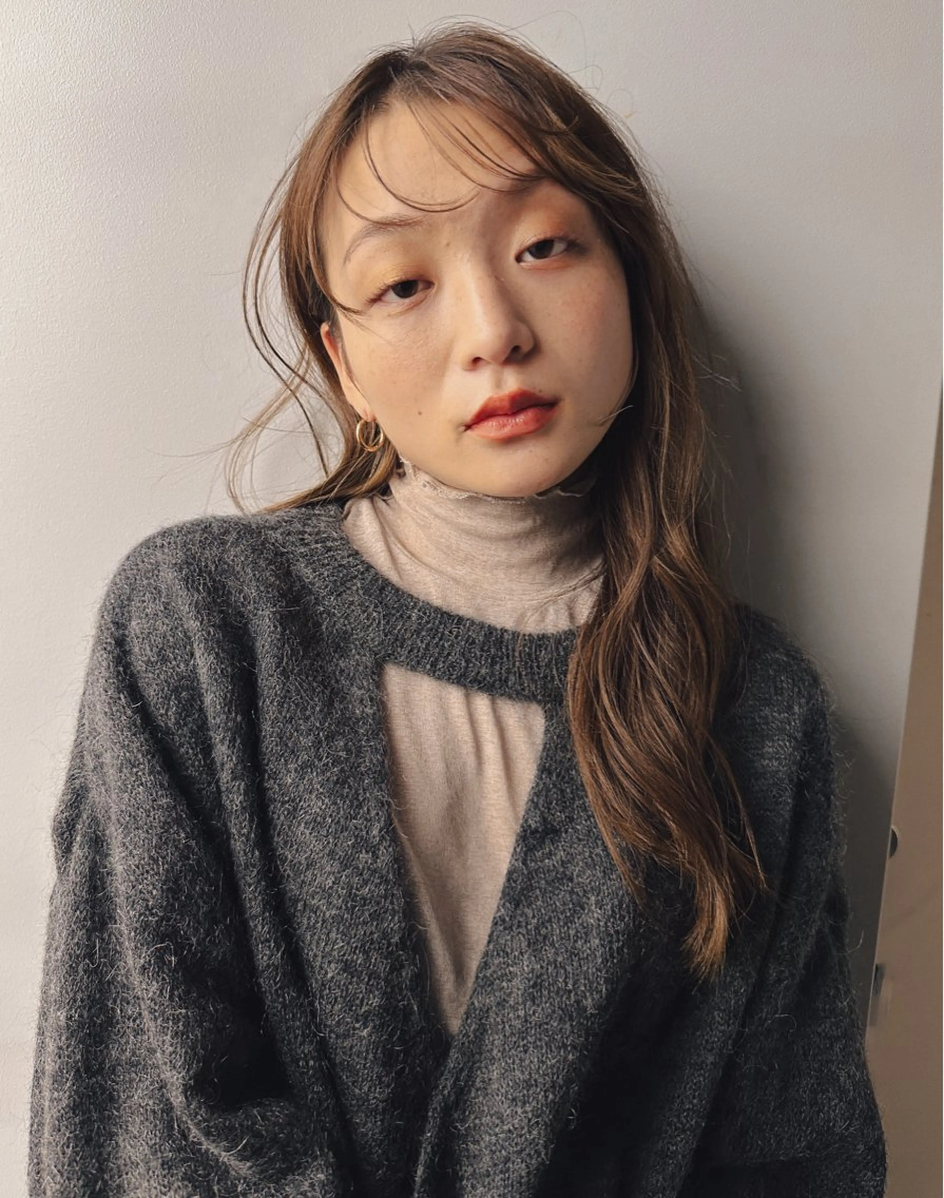 ロング カラー ベージュカラー レイヤーカット ローレイヤー ボブ/レイヤー/ケア パーマ/リュウタのヘアスタイル