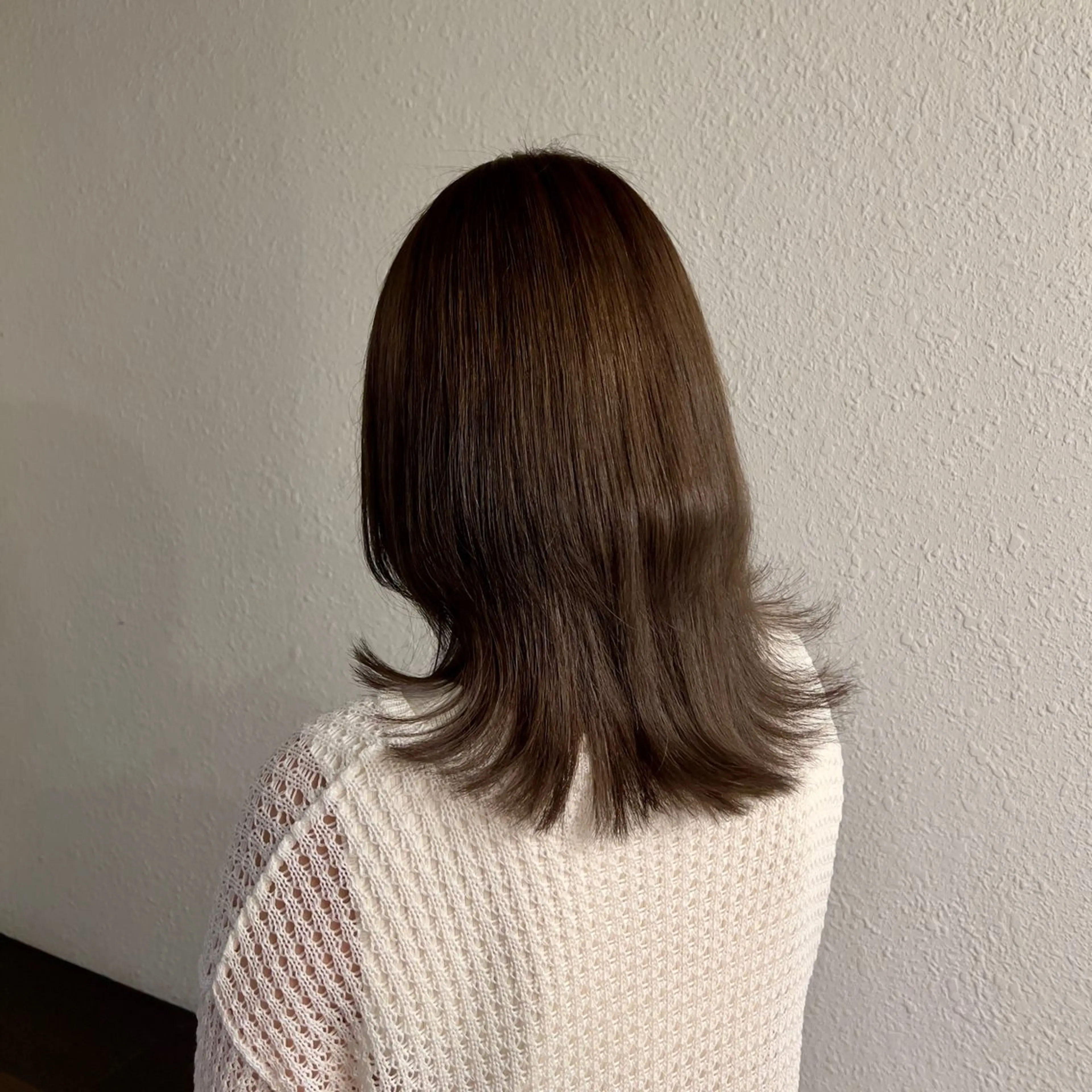 セミロング カラー ブラウンカラー 髪質改善✖️透明感/ レイヤー/はるなのヘアスタイル