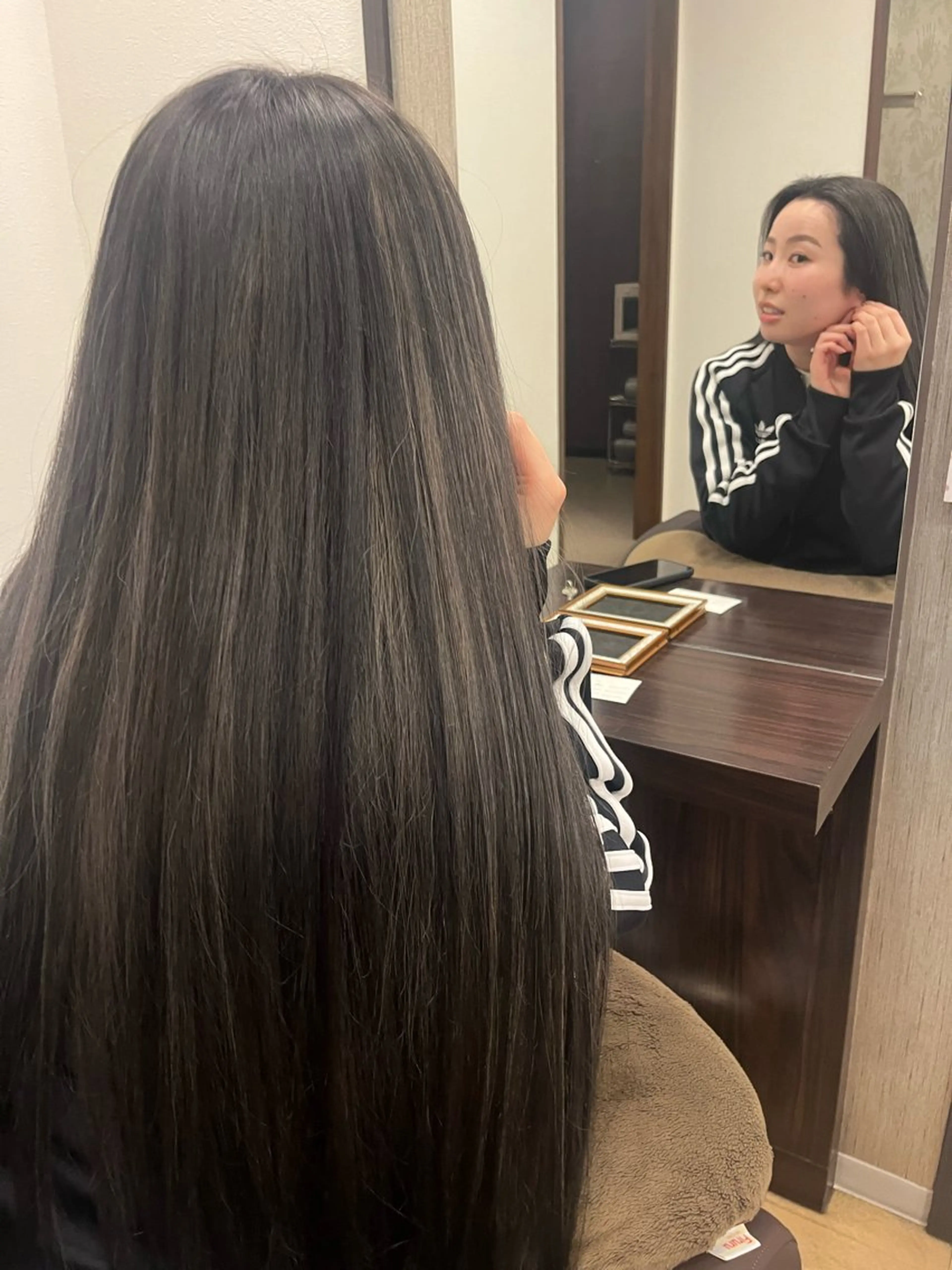 ロング カラー 柔らかい艶暖色 レイヤー🫧姫汝のヘアスタイル