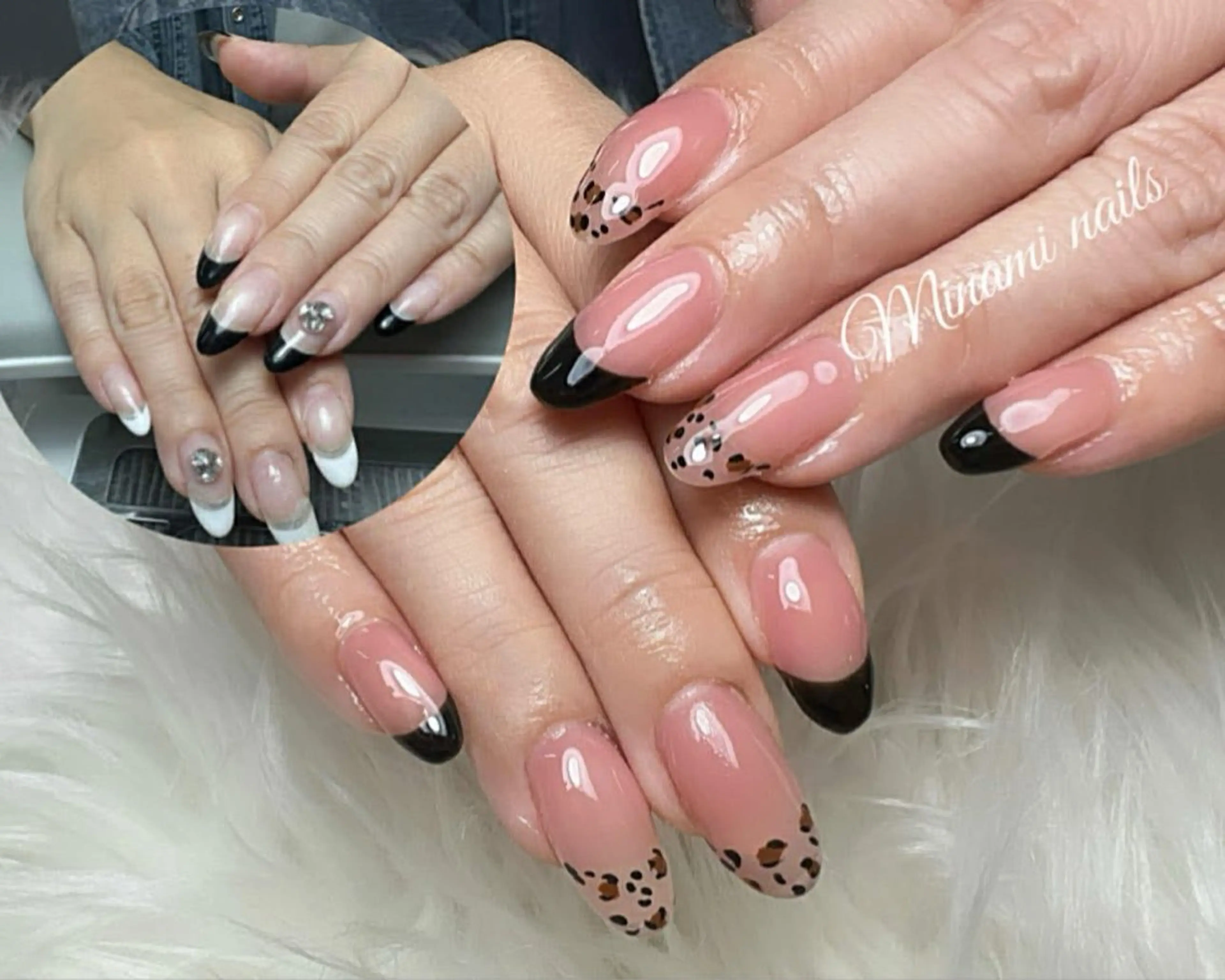 ネイル アートネイル オーロラネイル ガーリー キラキラネイル 韓国ネイル Minami Nailsのネイルデザイン