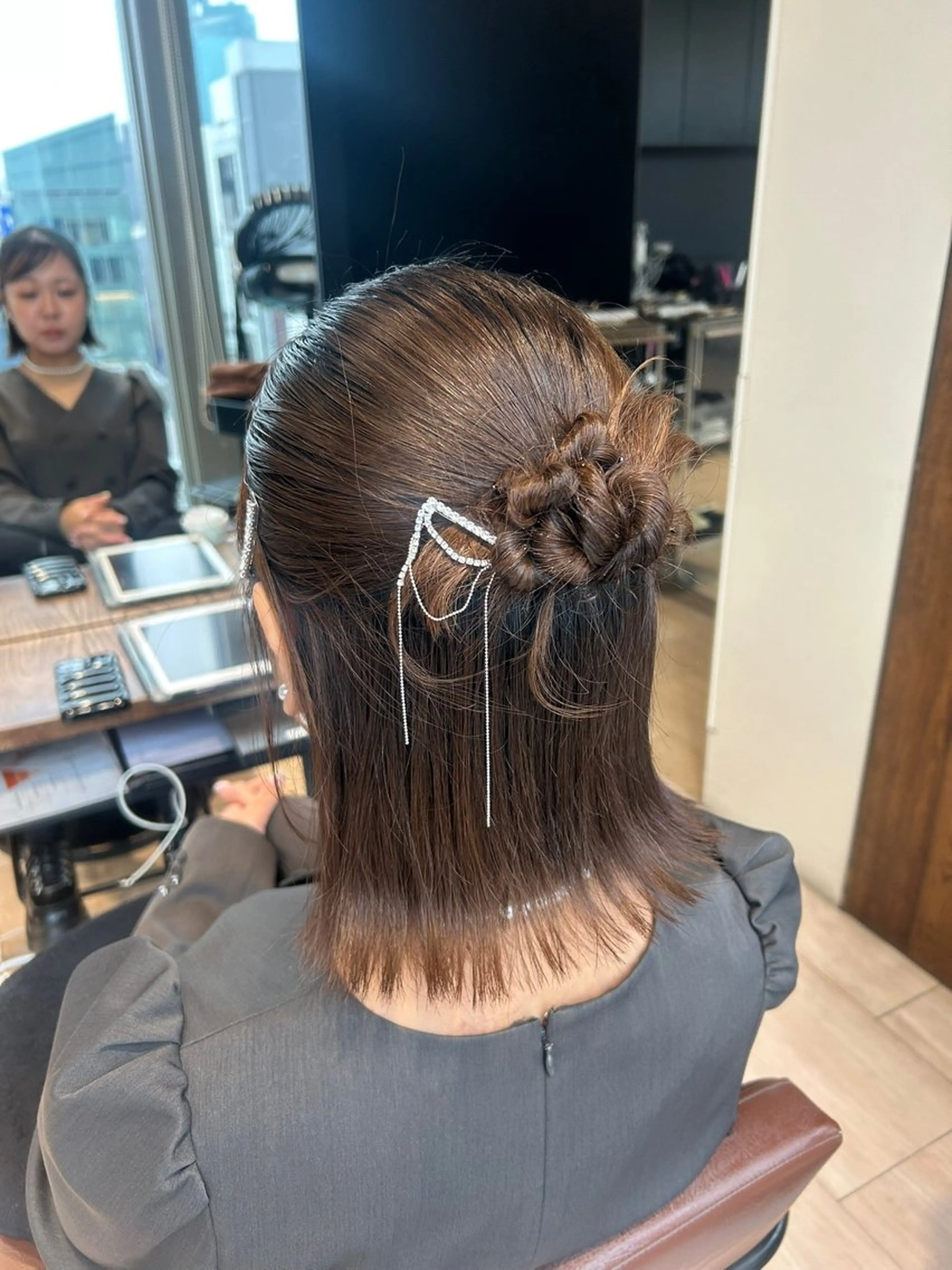 ショート ヘアセット 🎀大竹美侑／顔まわ りカット／レイヤーのヘアスタイル